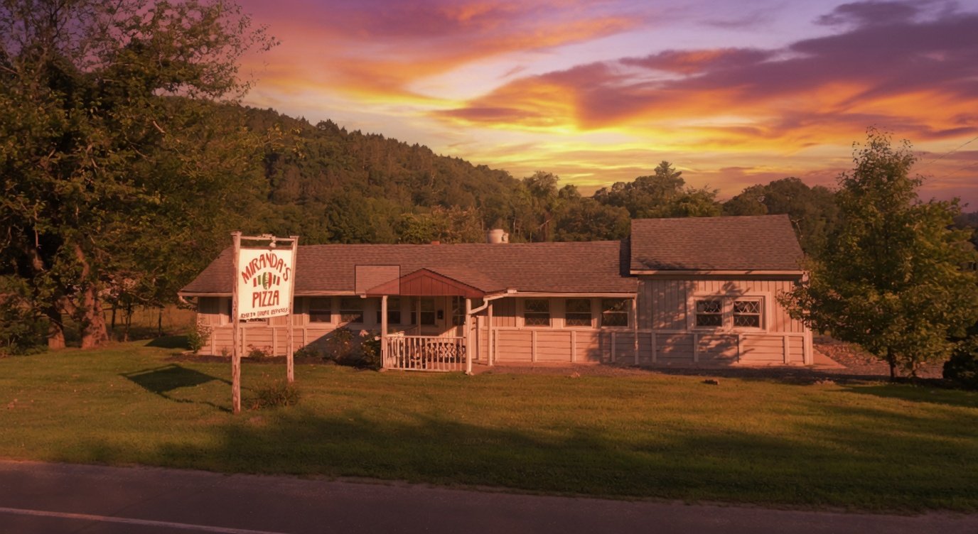 Exterior image of Mirandas Pizza in Southbury Connecticut