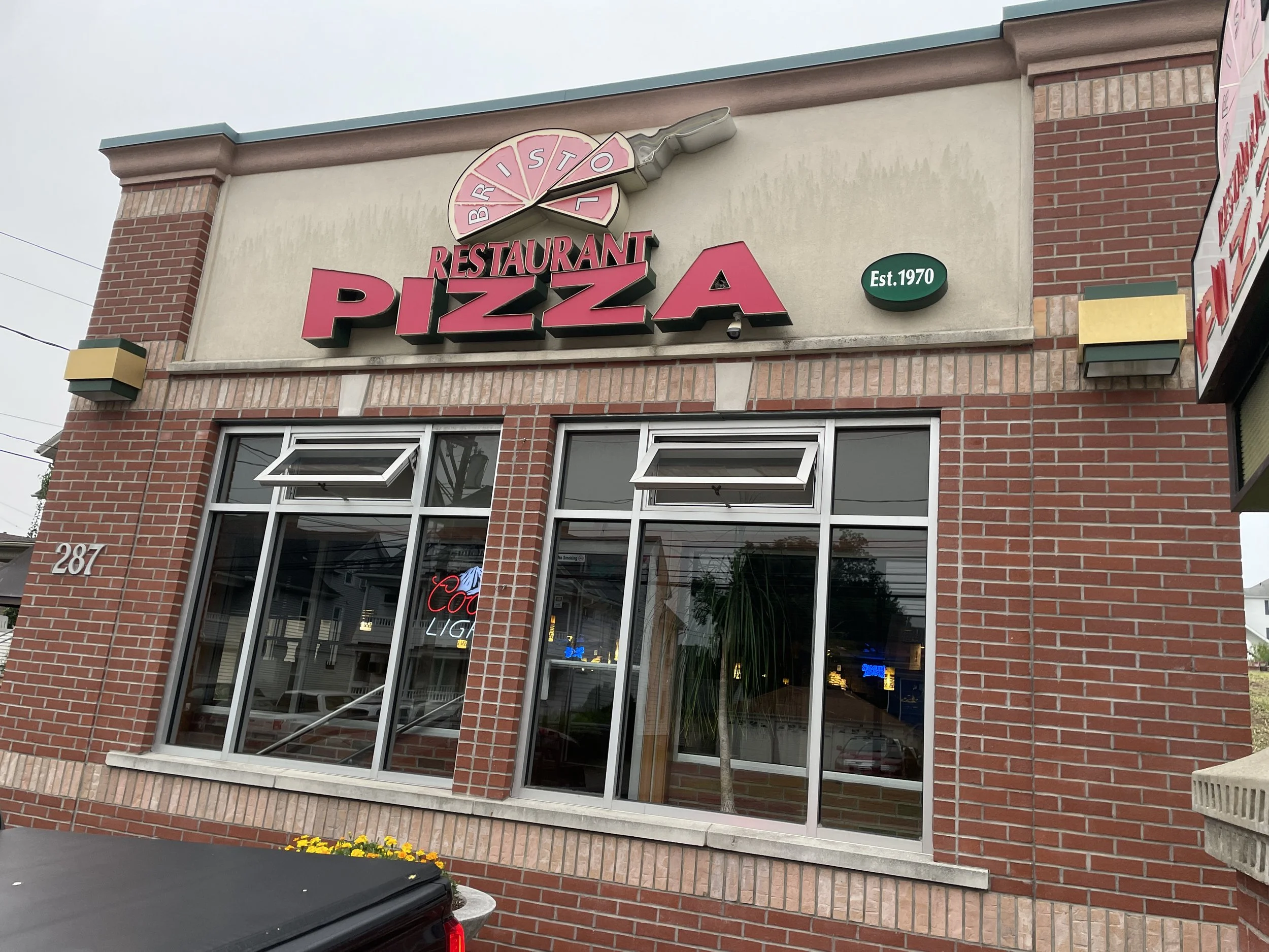 An Exterior Shot of Bristol Restaurant and Pizzeria on West Street