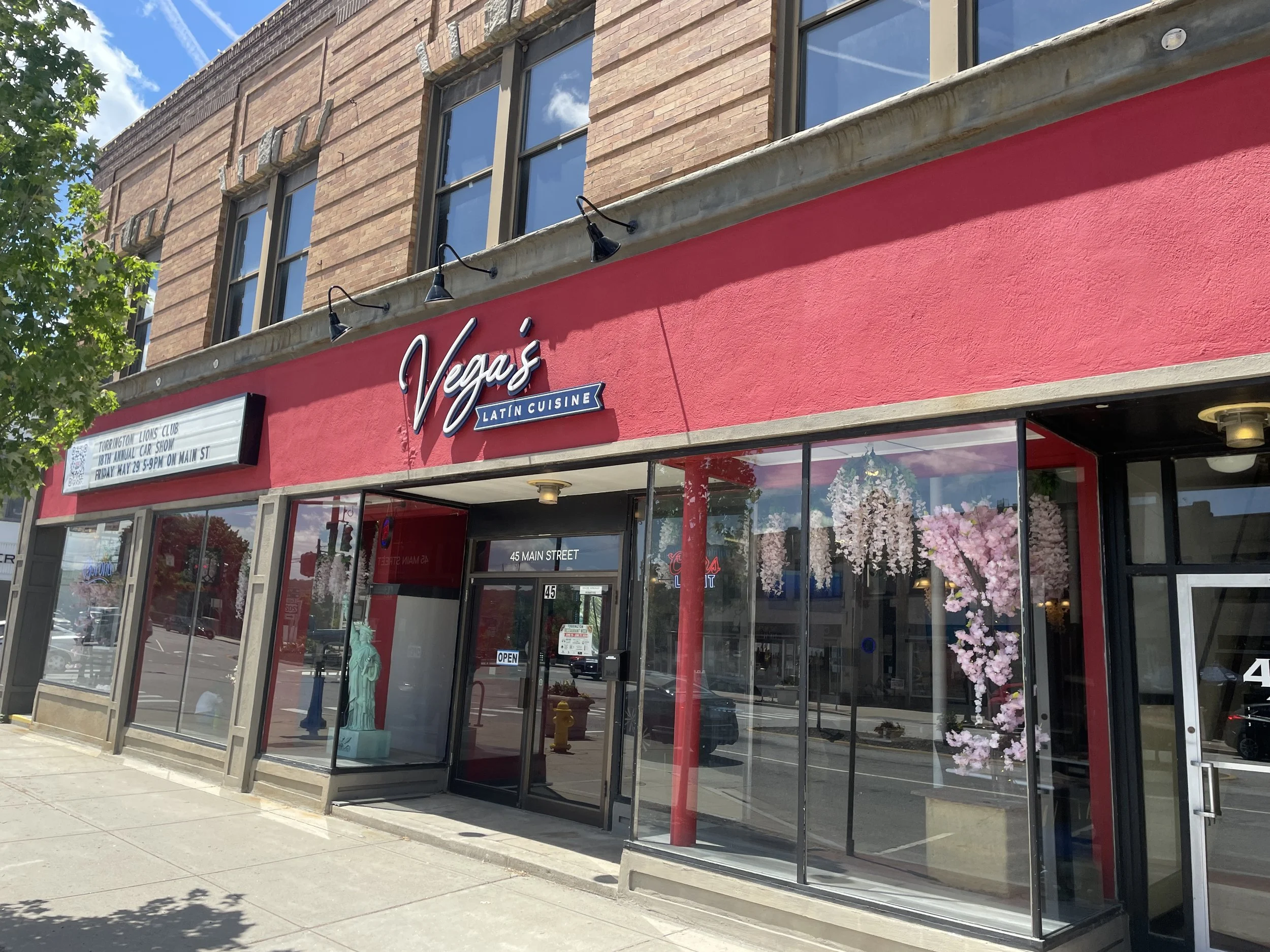 Vegas Latin Cuisine restaurant on Main Street in Torrington CT
