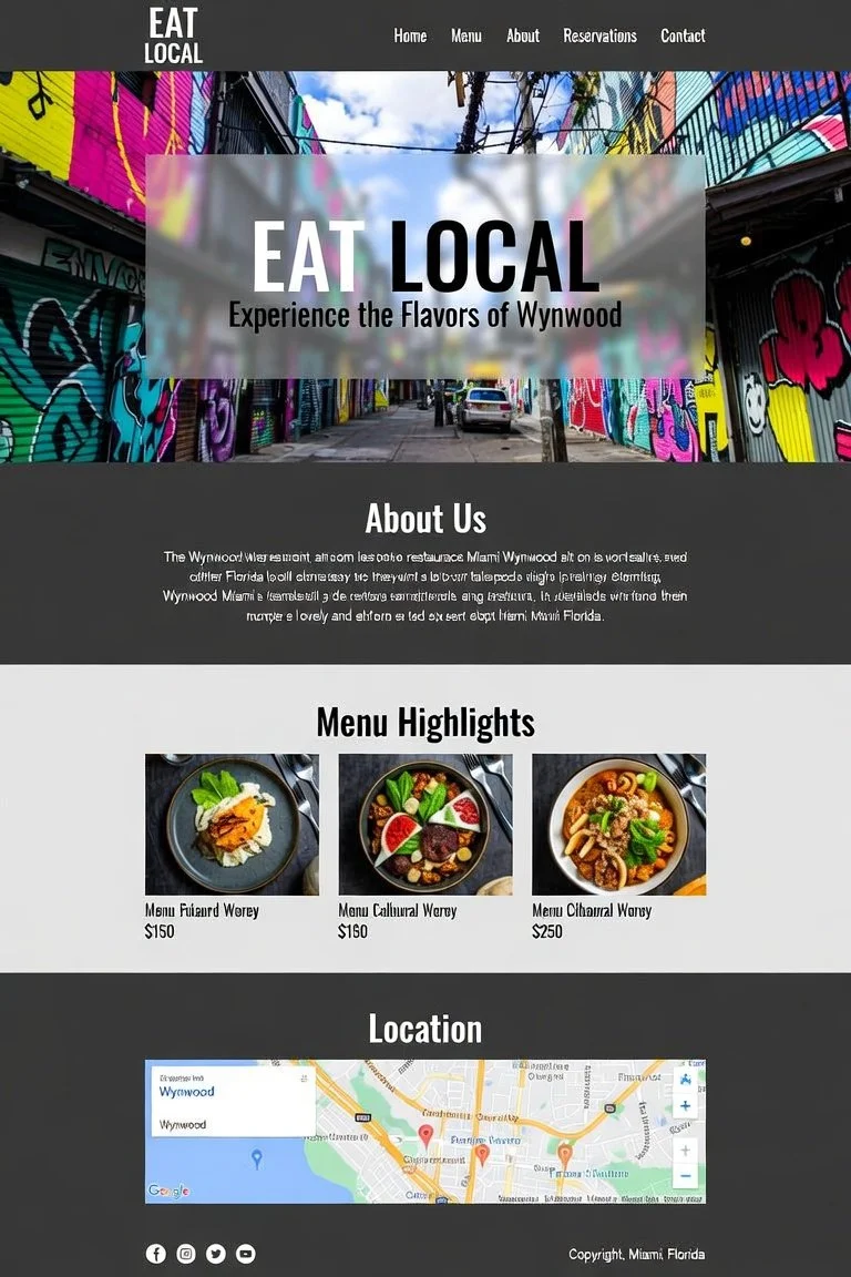 Website Design Wynwood Miami Florida