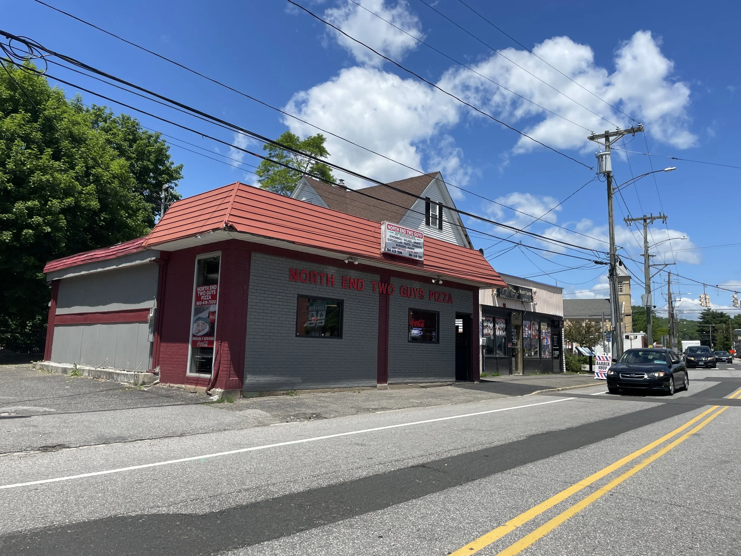 North End Two Guys Pizza neighborhood restaurant in Torrington CT