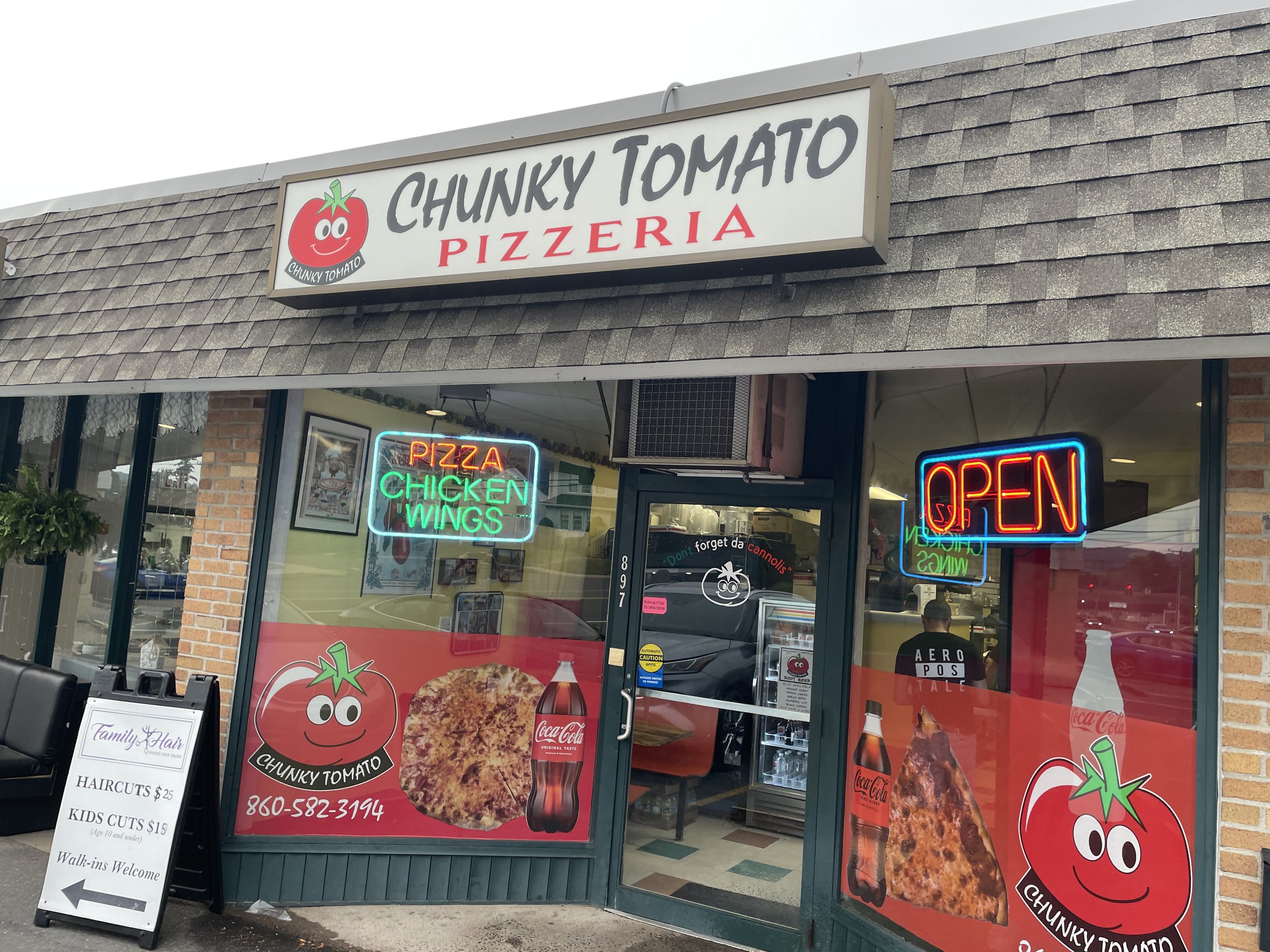 Exterior photo of The Chunky Tomato in Bristol Connecticut