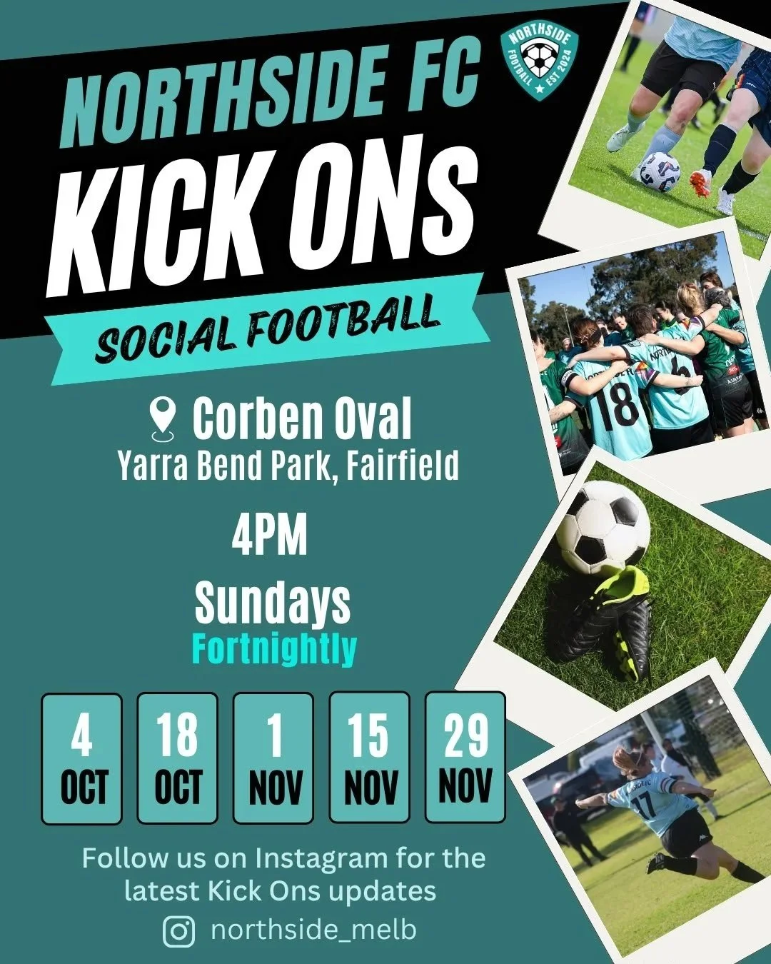 Northside FC Kick Ons are back!