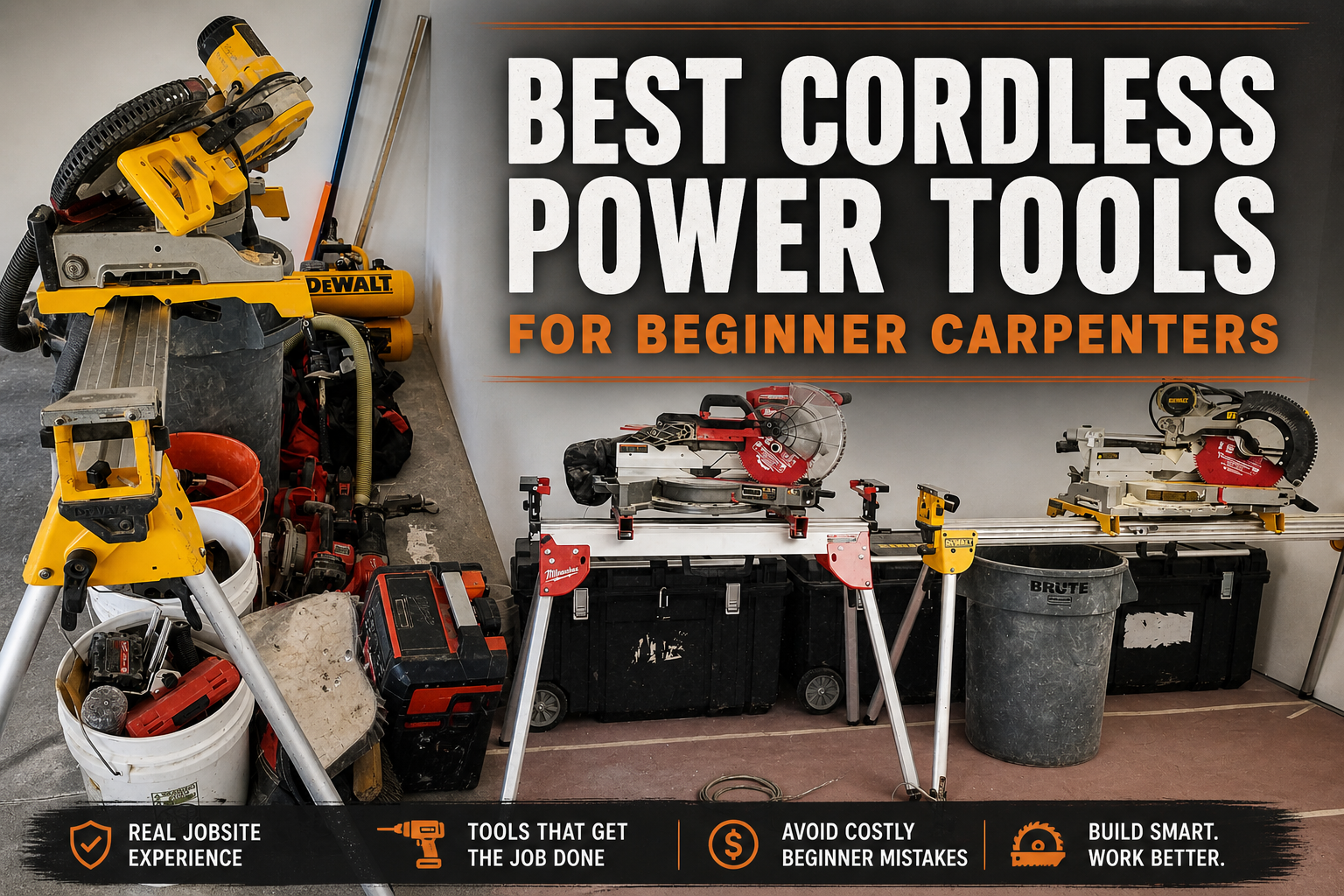 Best Cordless Power Tools for Beginner Carpenters