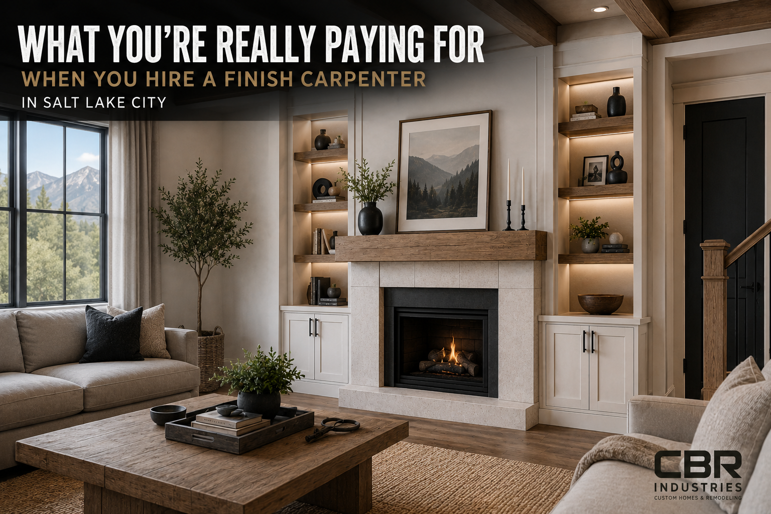 What You’re Really Paying for When You Hire a Finish Carpenter in Salt Lake City