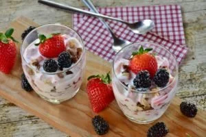 Mixed Berries With Plain yogurt