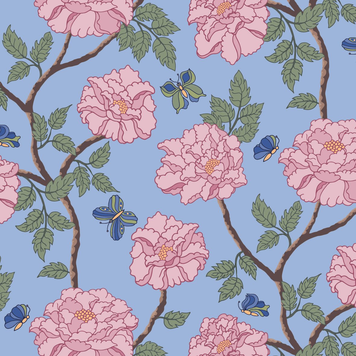 Trailing Peony Rainbow - AMW25-001