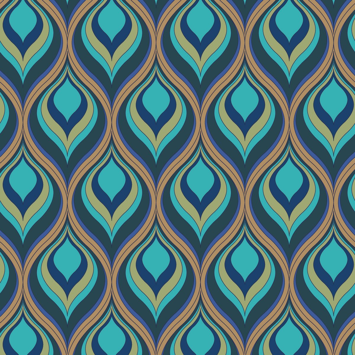 Cerulean Feather - AMW25-A147