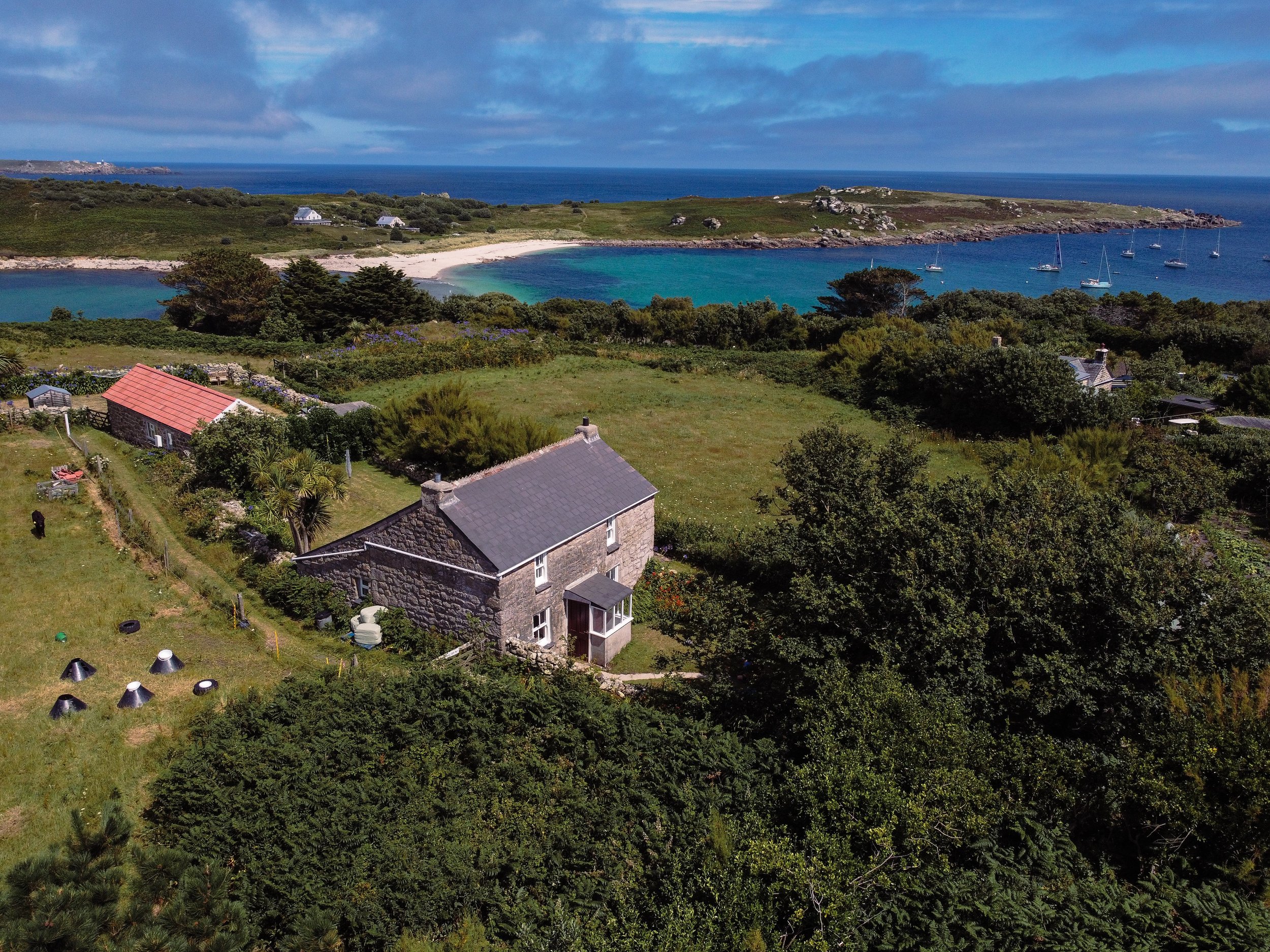 View of Rosenhill from a height