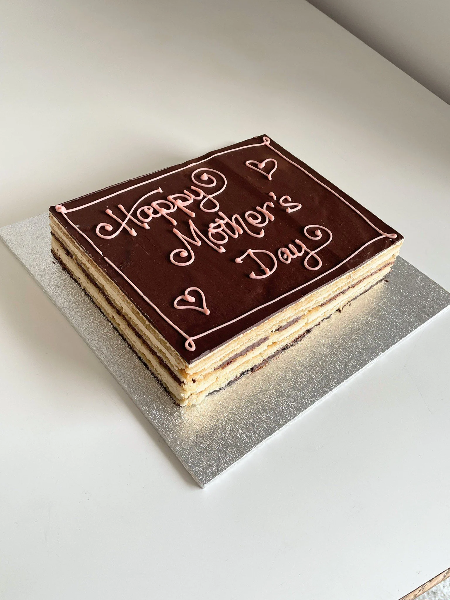 Mother's Day - Opera with Chocolate Hand written message