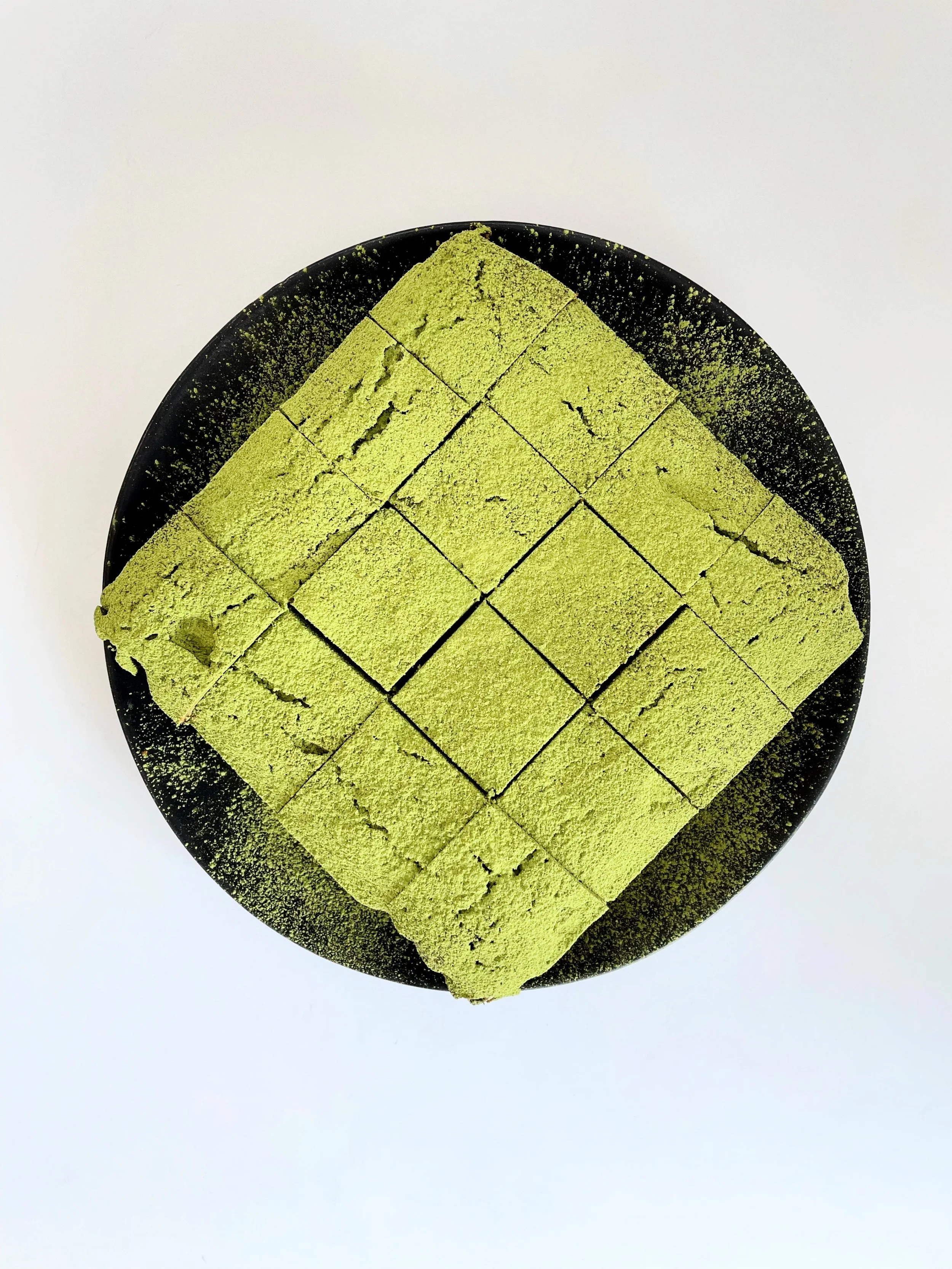 Matcha & White Choc Brownie