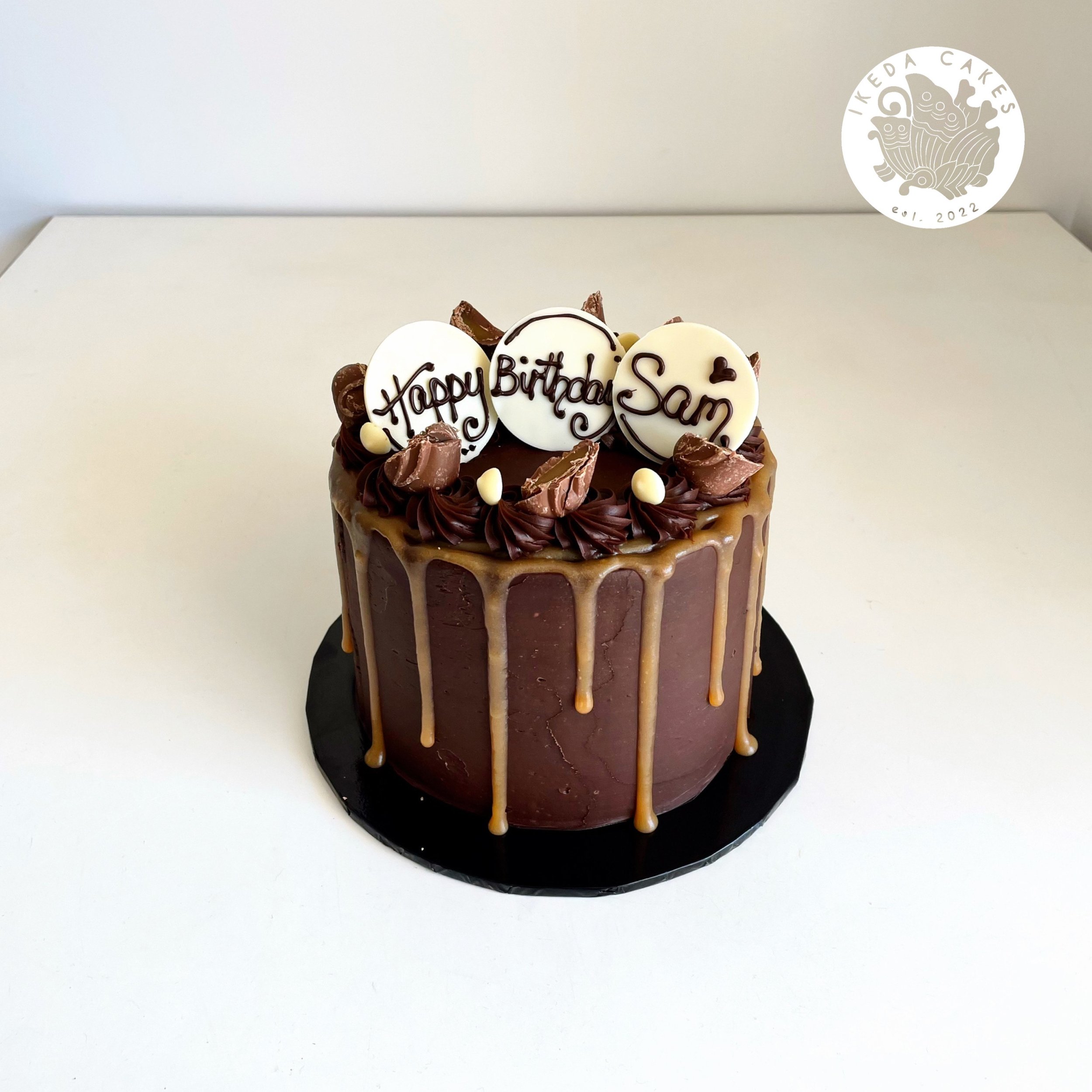 6" Choc Caramel