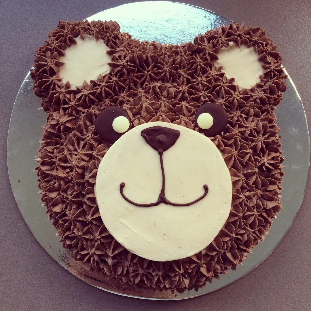 Piped Bear Cake