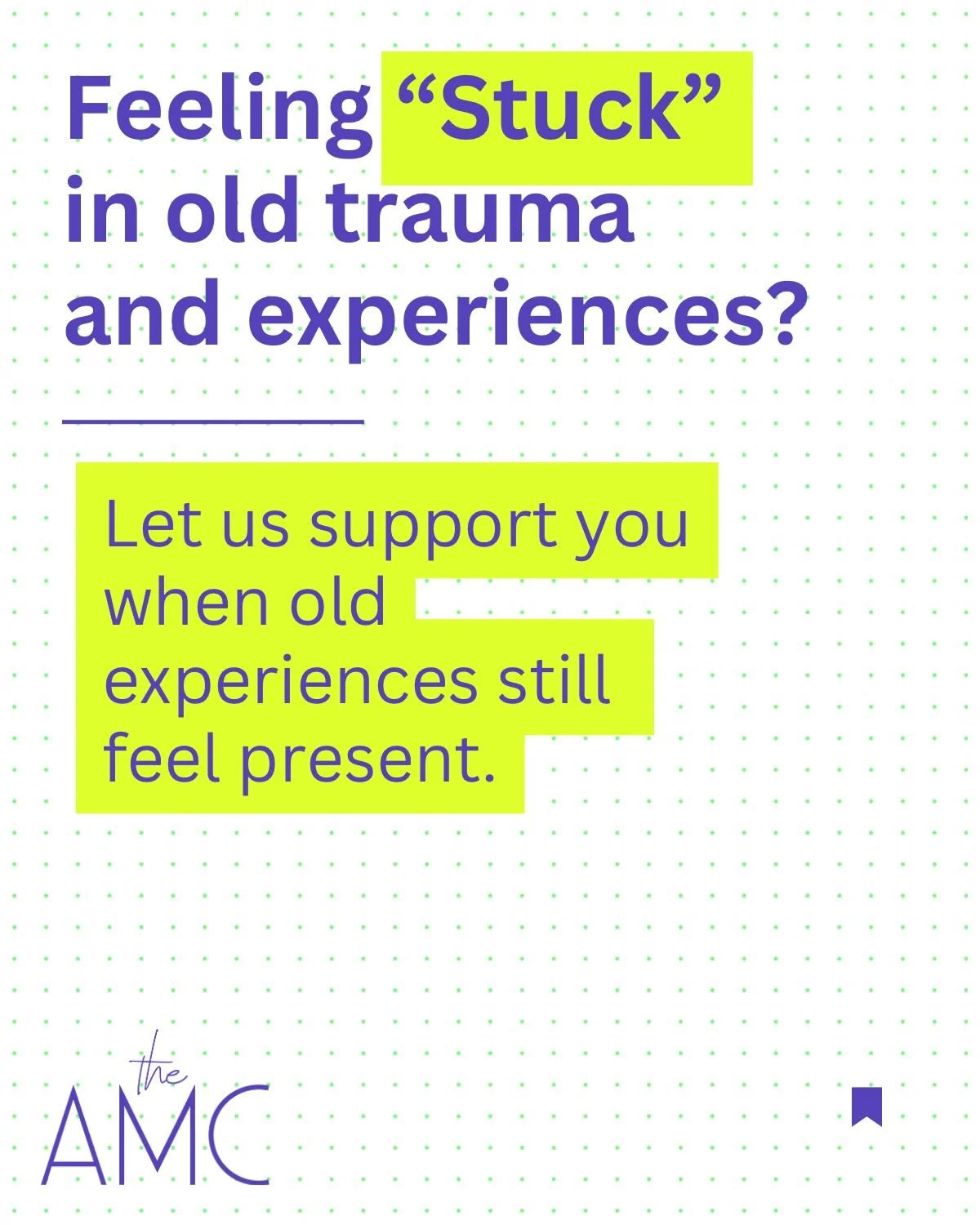 Ever heard of EMDR therapy? 💭
EMDR (Eye Movement Desensitization and Reprocessing) is a type of psychotherapy that helps your brain process and heal from distressing memories&mdash;without needing to talk through every detail.

When we experience tr