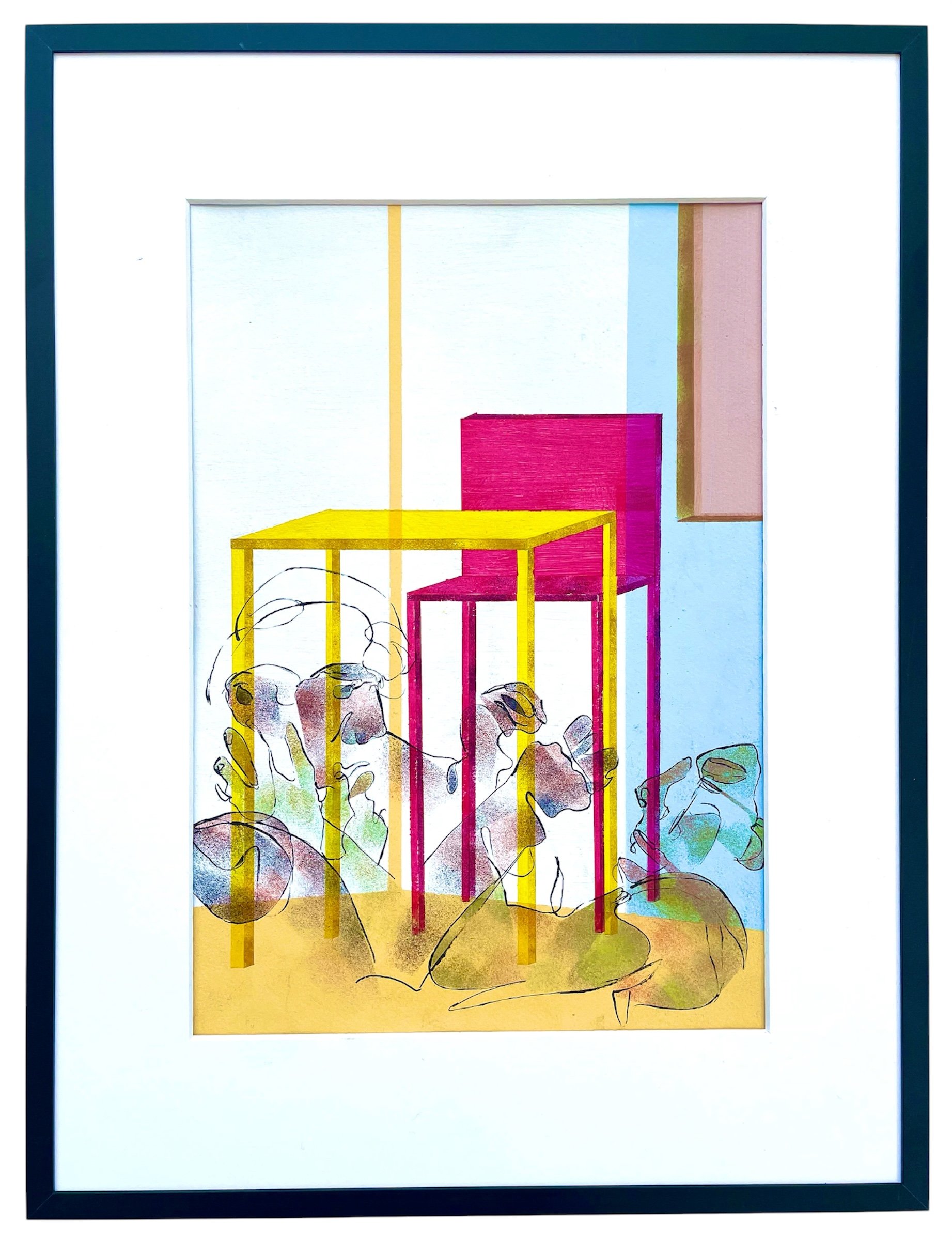 'Underneath the Table'
30 x 21cm