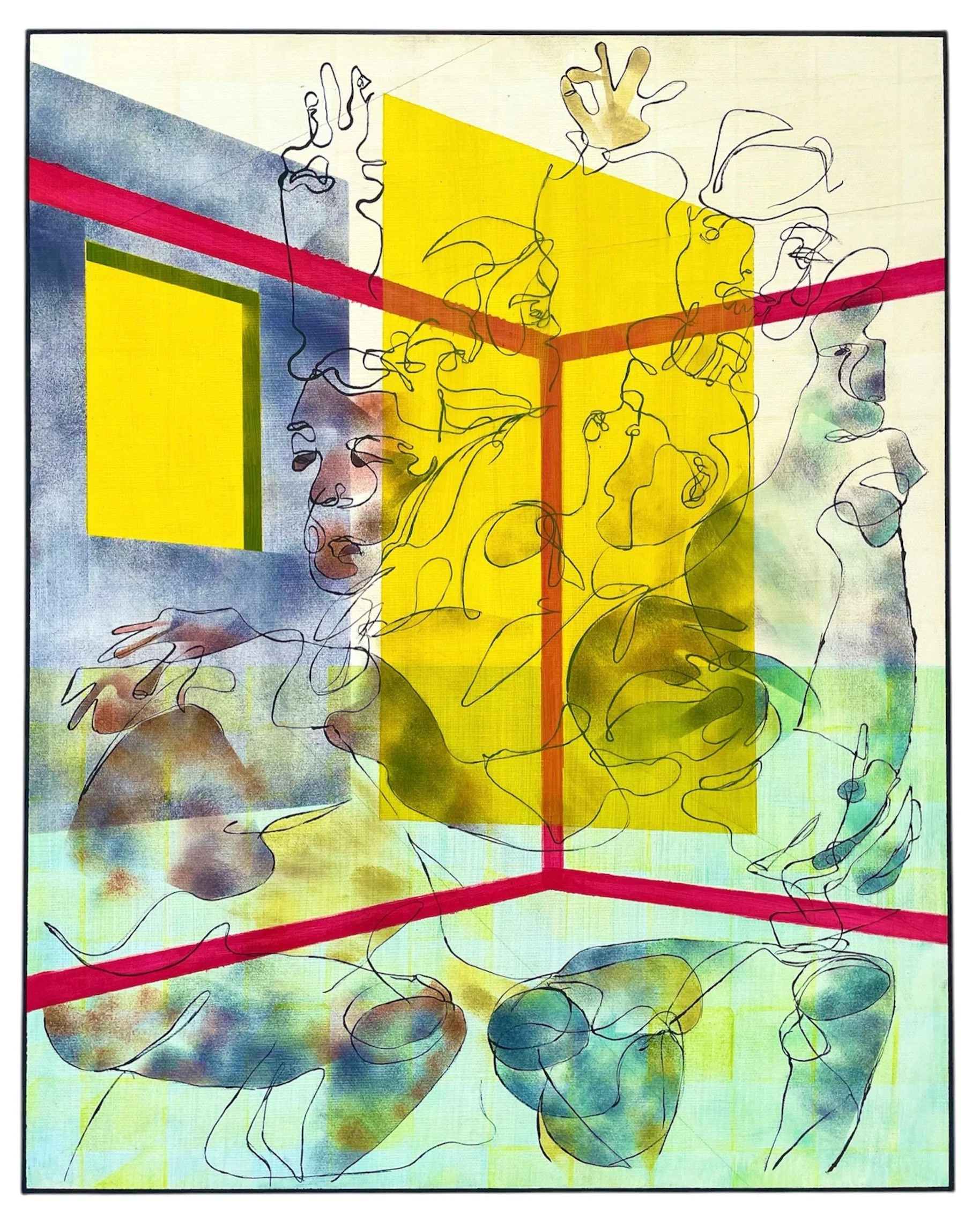 'Think!'
50.5 x 40.5 x 2.5cm