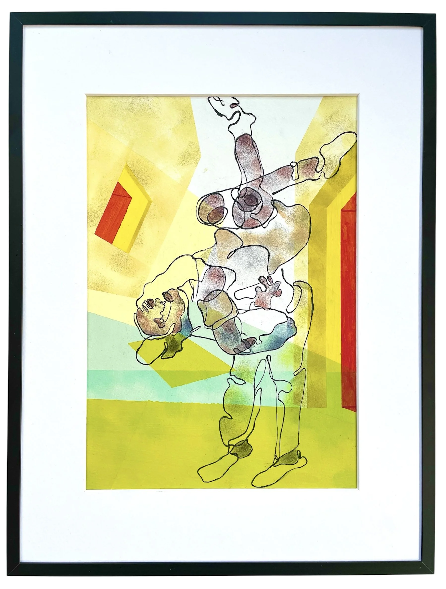 'Stop Still then Slide'
30 x 21cm