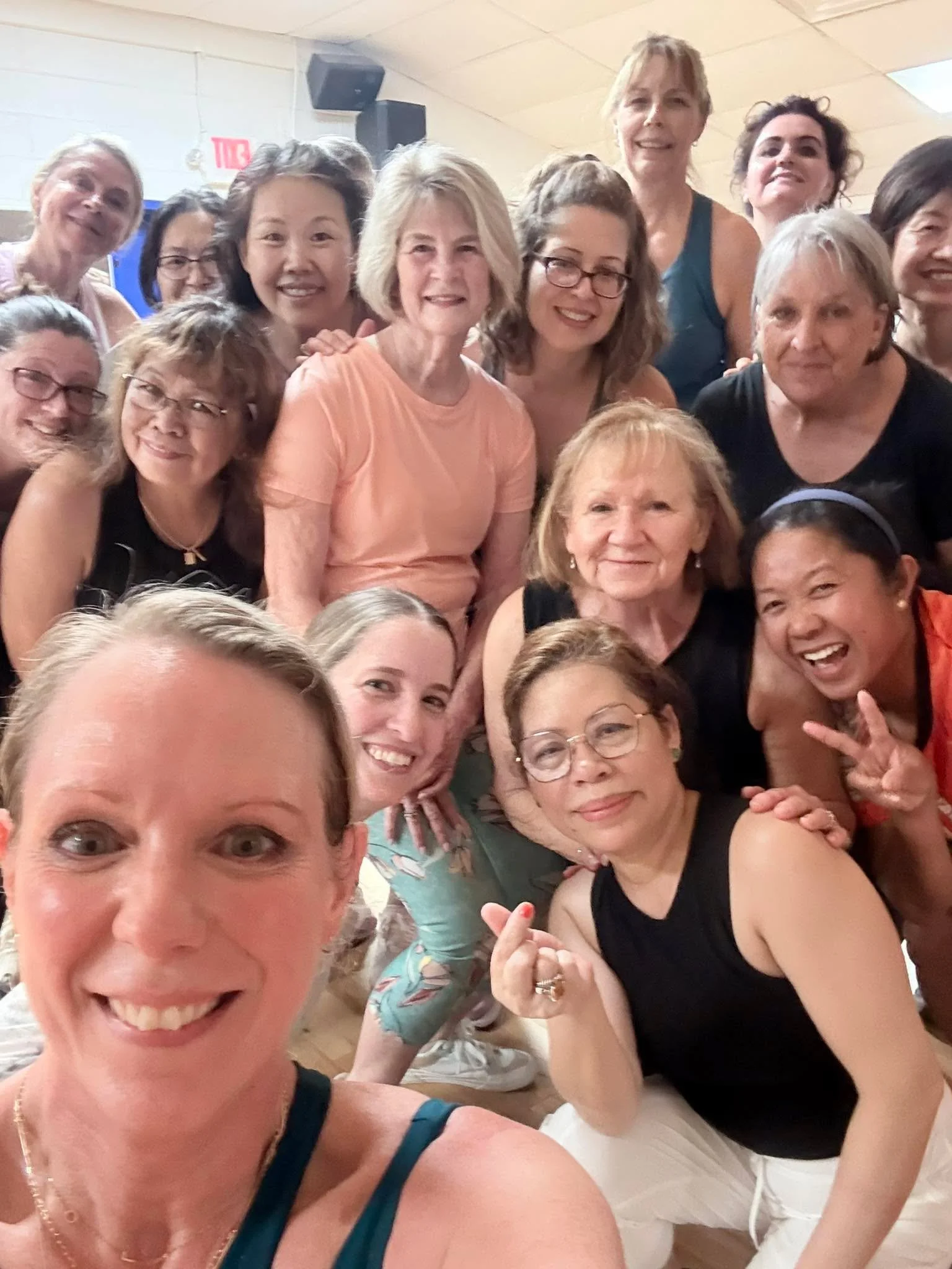 About last night. It was hot. Literally and figuratively. Thanks ladies for a great week of classes! 😘