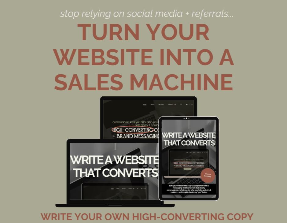 write a website that converts live workshop for coaches, course creators, and service providers