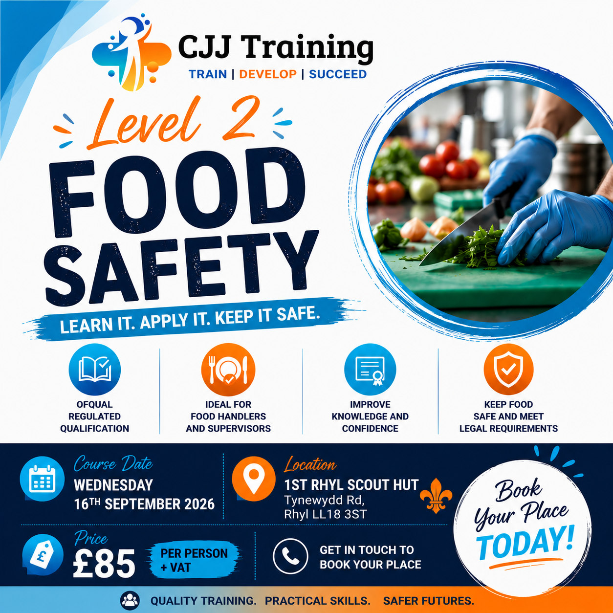 Level 2 Food Safety Course Wednesday 16th September 2026
