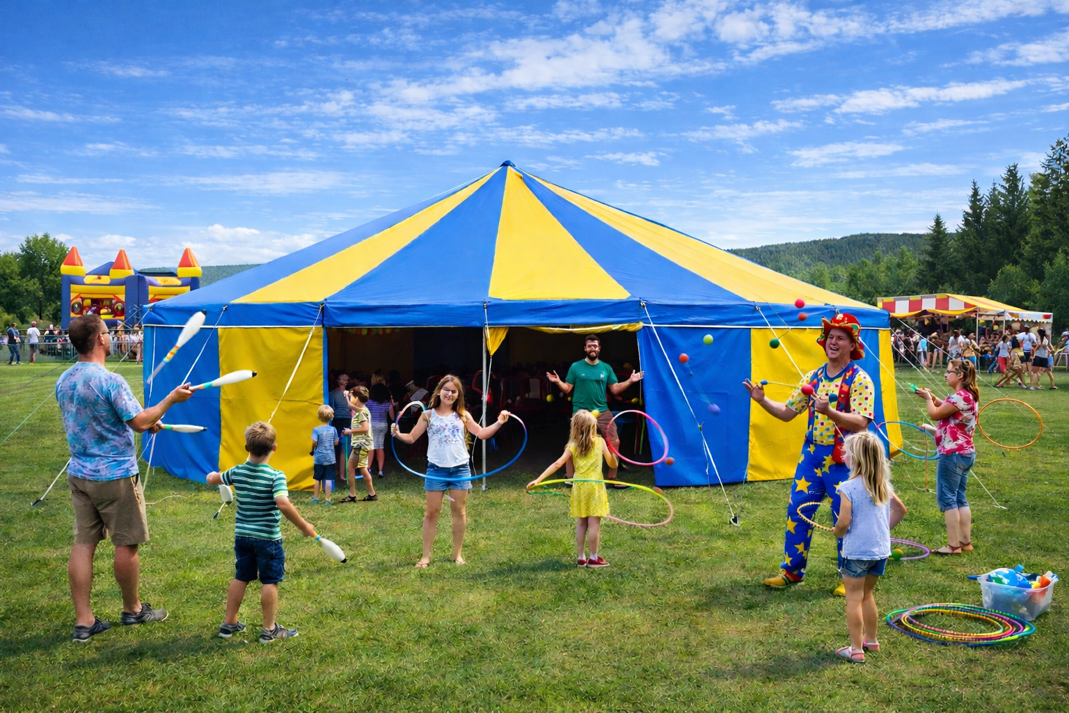 What Are the Benefits of Having a Circus Tent and Performances at Your Event?