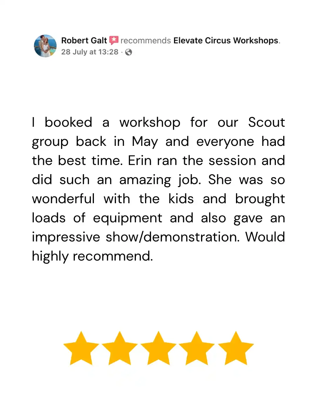 Circus Skills Workshops for Ampthill Scouts, Bedford