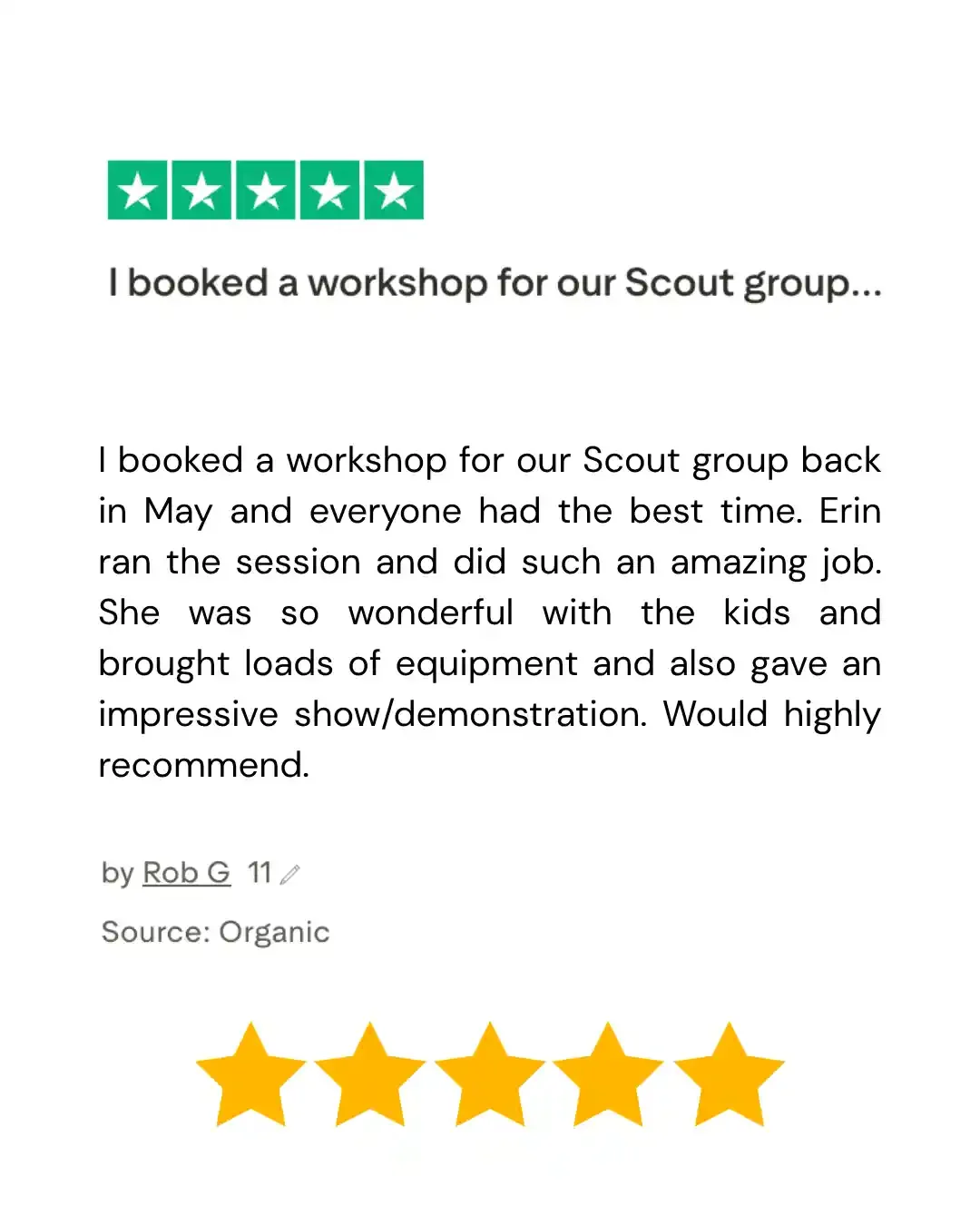 Circus Workshops for Scouts in Ampthill, Bedford.