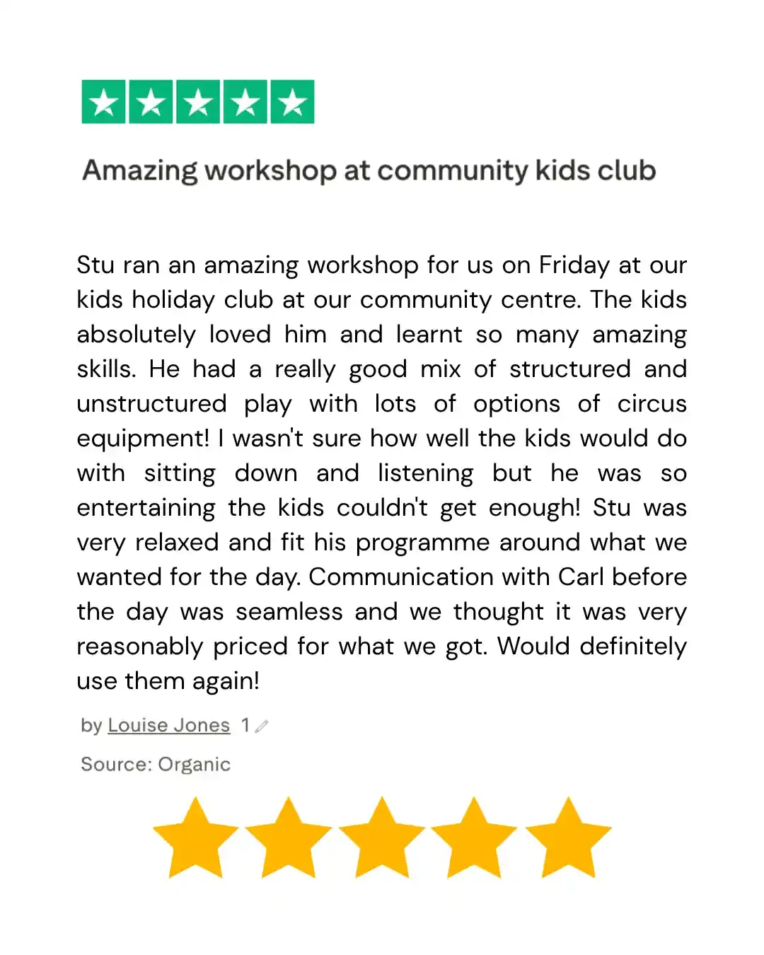 Circus Skills Workshops at a Children's Holiday Club in Hull