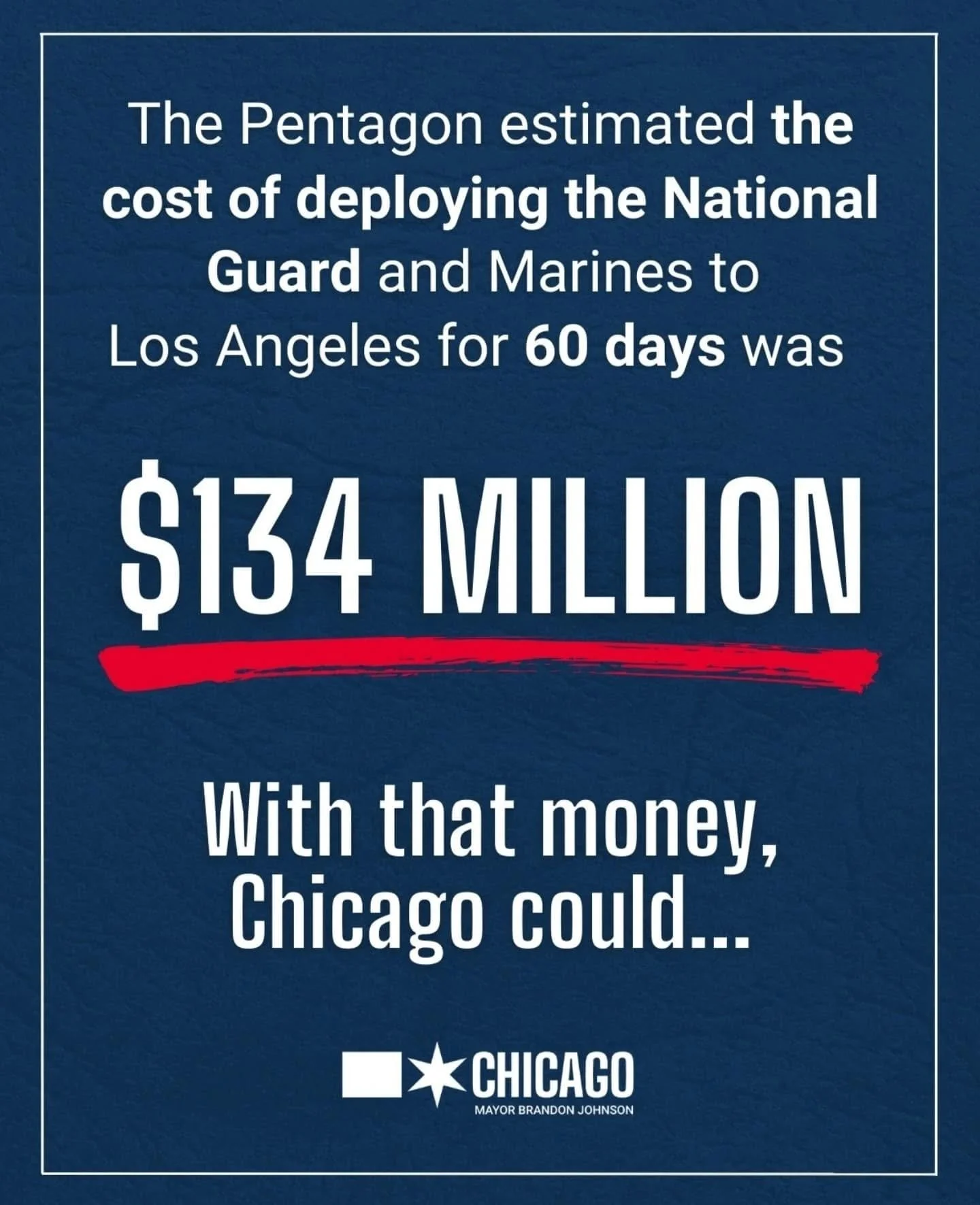 Geeez, once again, @chicagosmayor is fudging the numbers. Crime costs WAAAAAY more than $134 million in Chicago. According to a 2019 Crain's Chicago Business article, the total costs of crime in the city,  including emergency room costs and victims&r