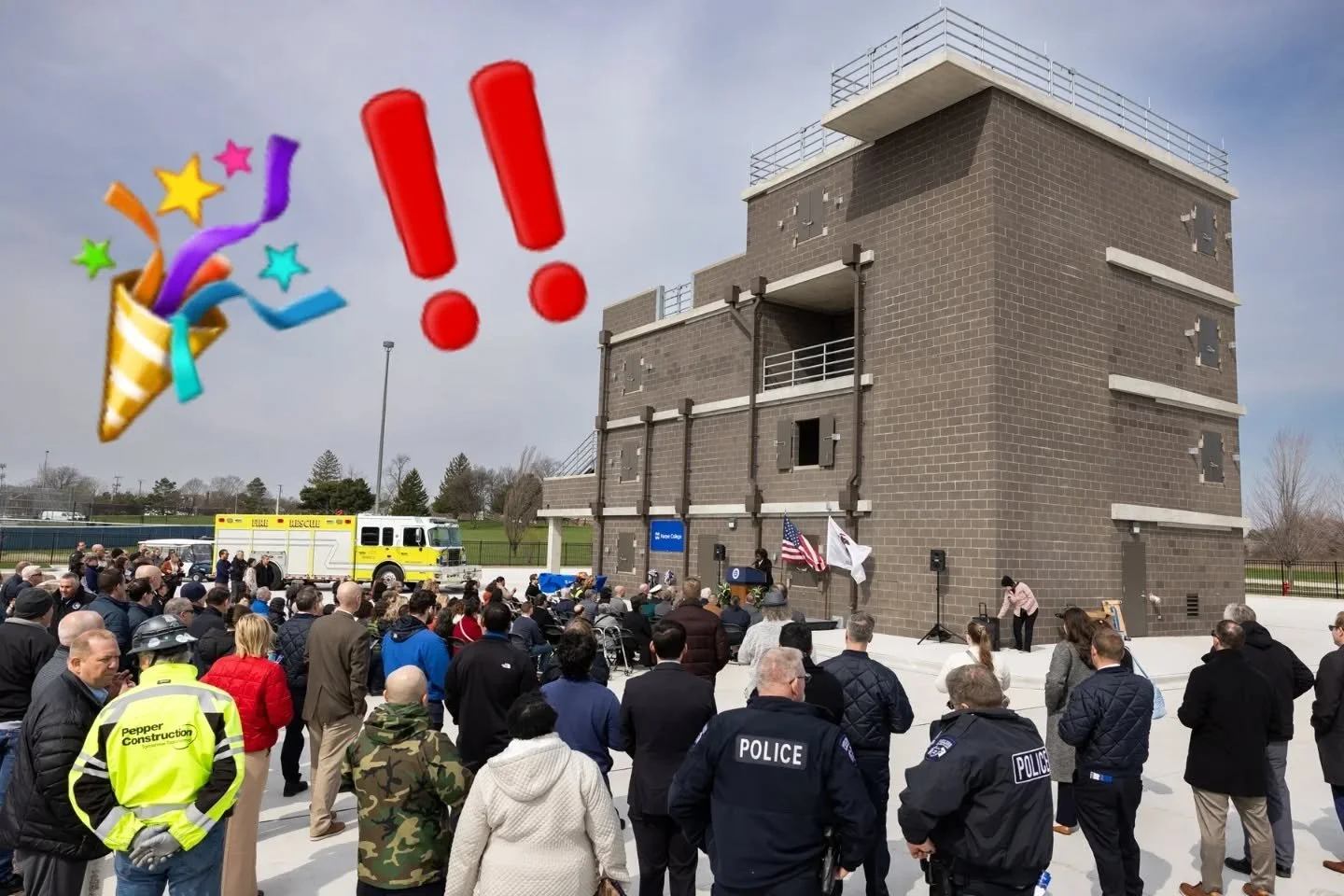Our community is enriched when we have programs that keep us safe and informed. And so I'm proud of the recent completion of Harper's Emergency Services Training Center! 🚒🚑 

The Center provides "advanced simulation capabilities to the college