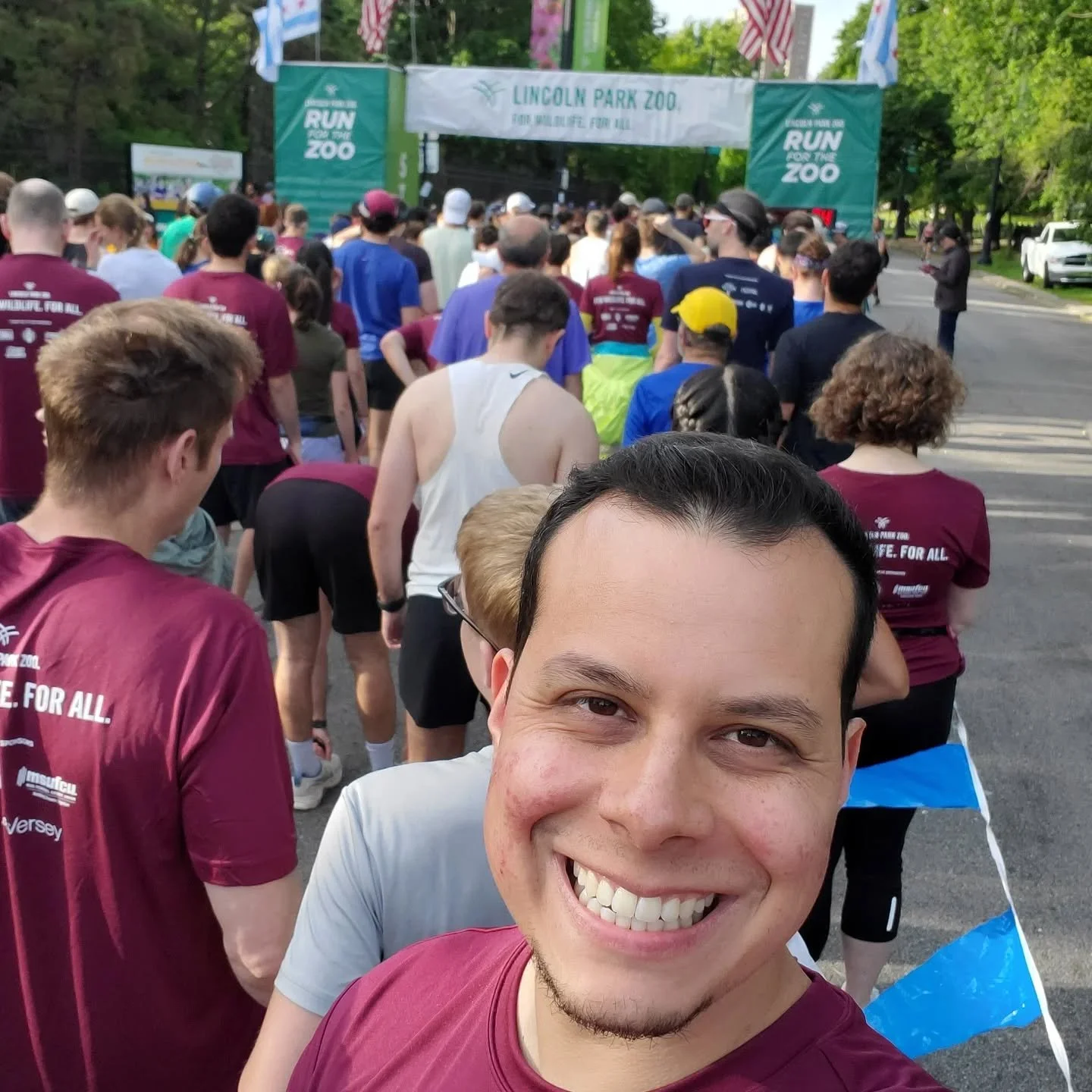 I had so much fun this morning at the annual Run for the Zoo 5K at Lincoln Park Zoo! 🦏 This run was special to me; as I ran the route I thought a lot about my maternal grandparents, who would take my sister and me to the Zoo almost every weekend we 