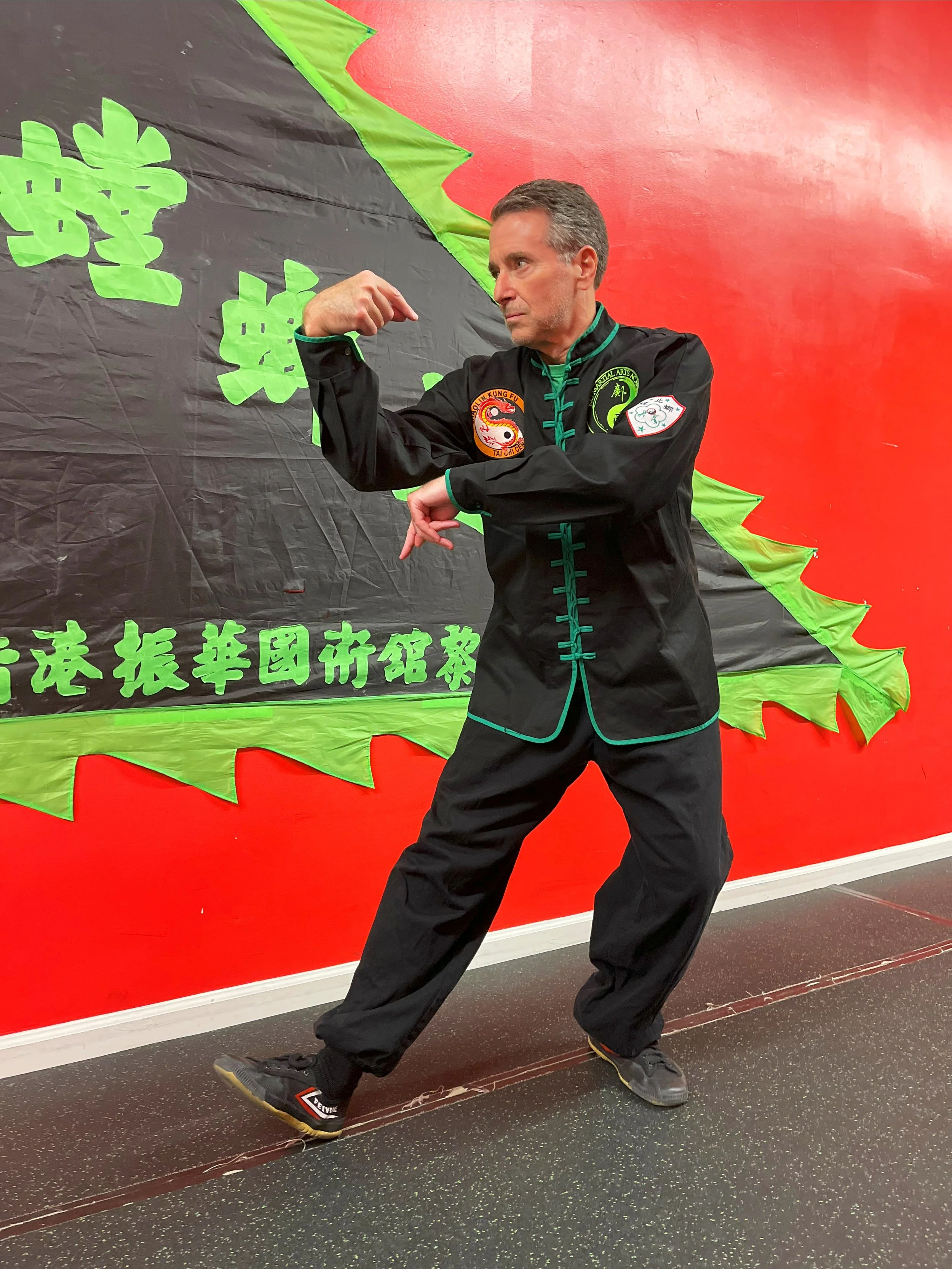 Assistant Instructor, SiHing David Lombino, Teaches Northern Praying Mantis and Yang Tai Chi.  9th Generation Northern Praying Mantis Wong Hon Fun Lineage