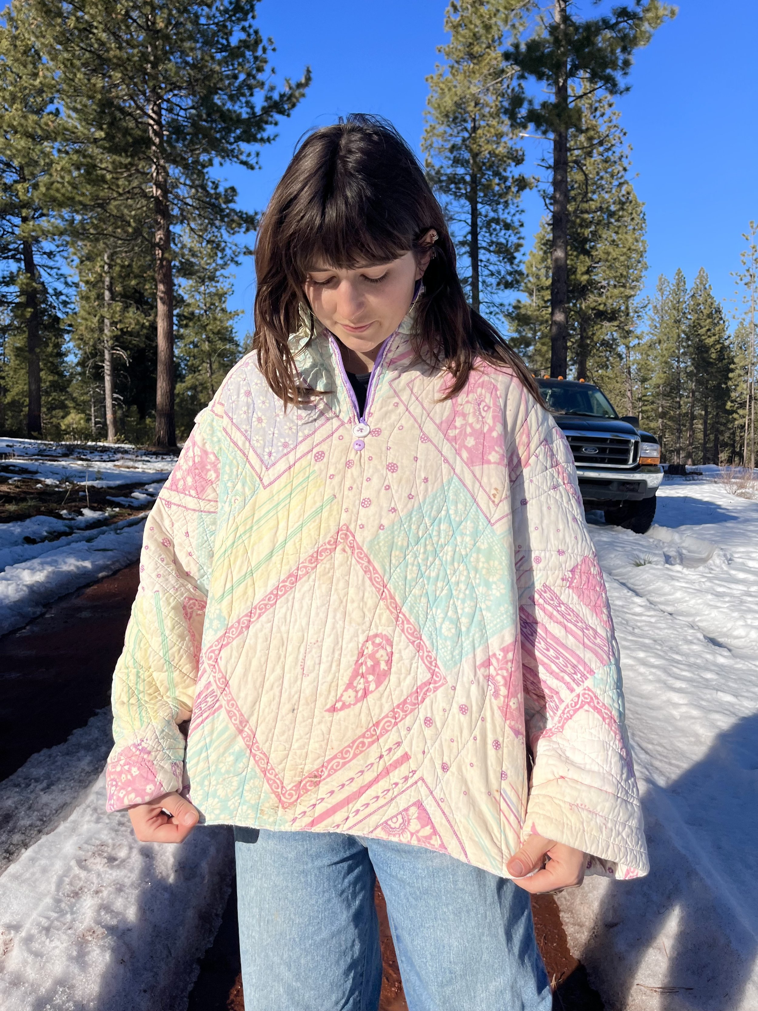 Pinky winky quarter zip (size X-Large)