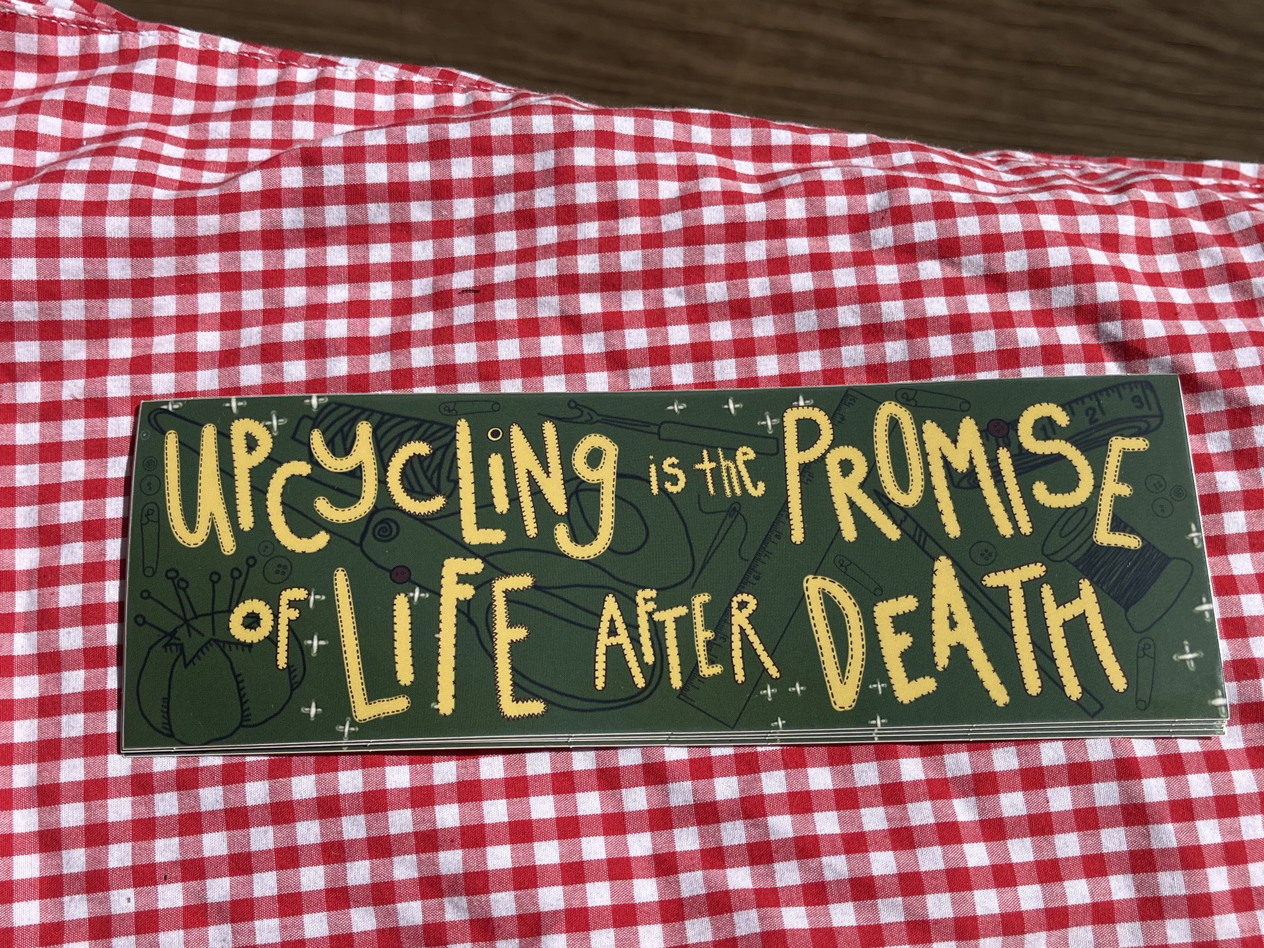 Upcyclers bumper