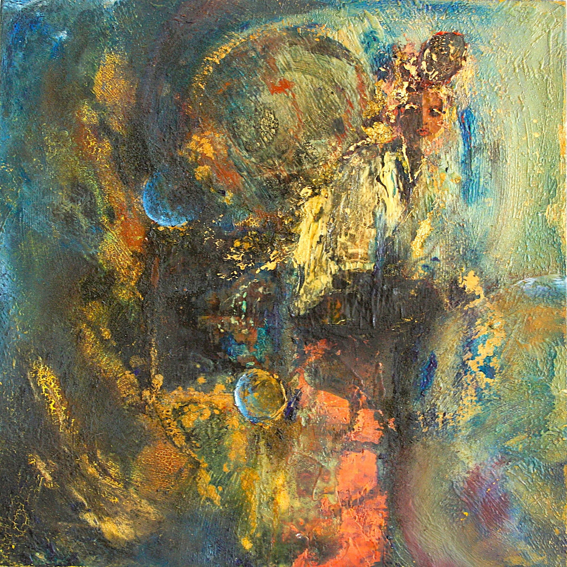 The inner journey-60 x 60 cm - mixed media.JPG