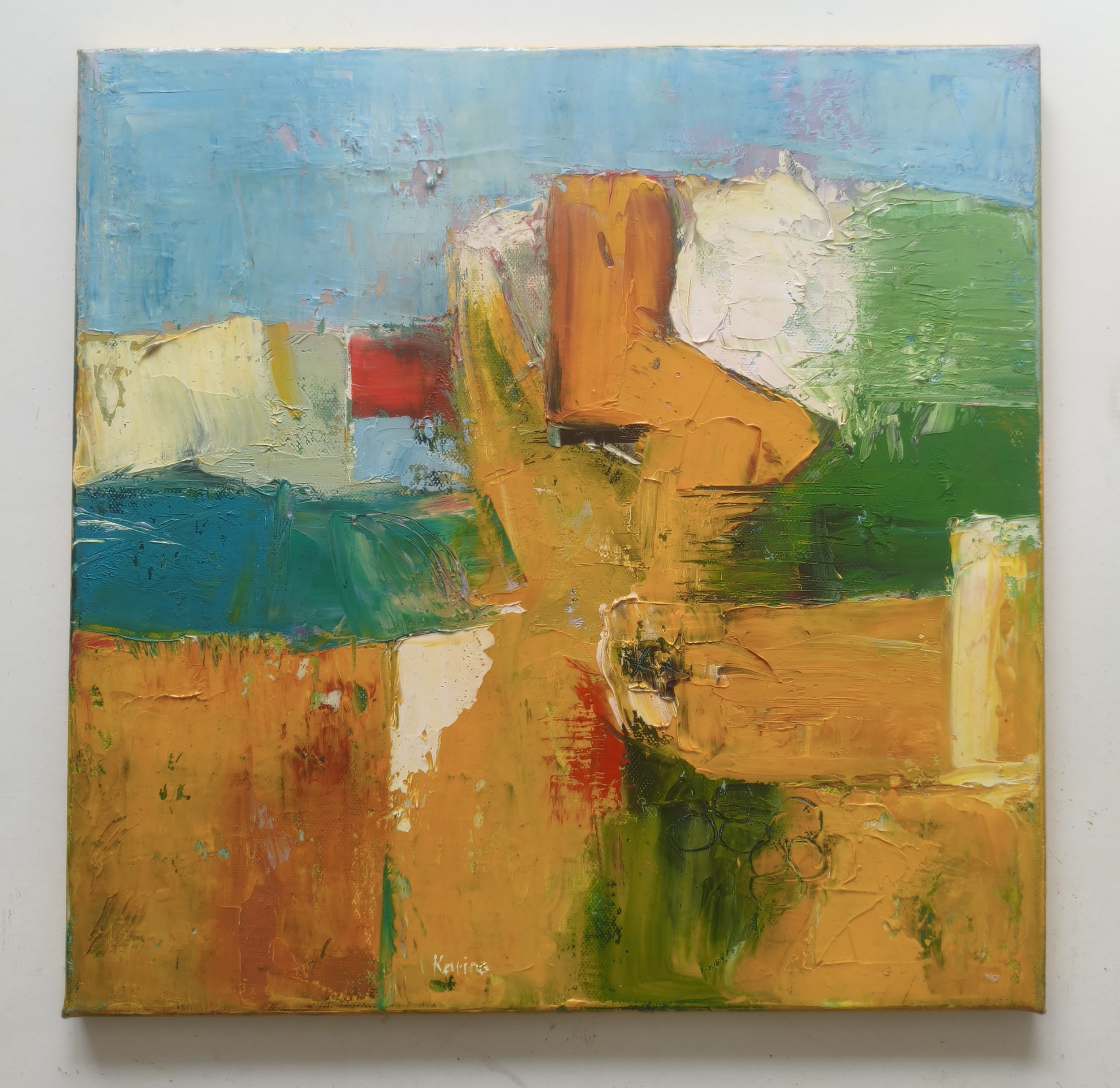 Little Red House in Cornfields