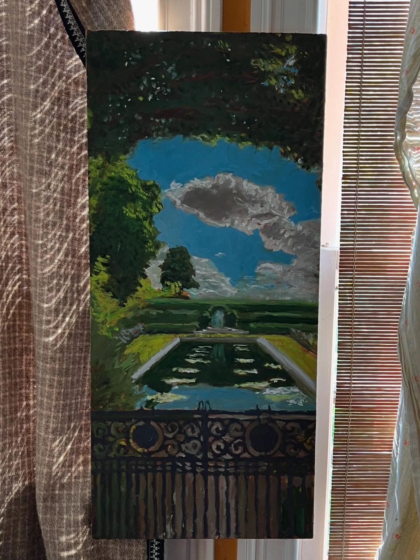 Sunken Garden 2025
Oil on Wood Board