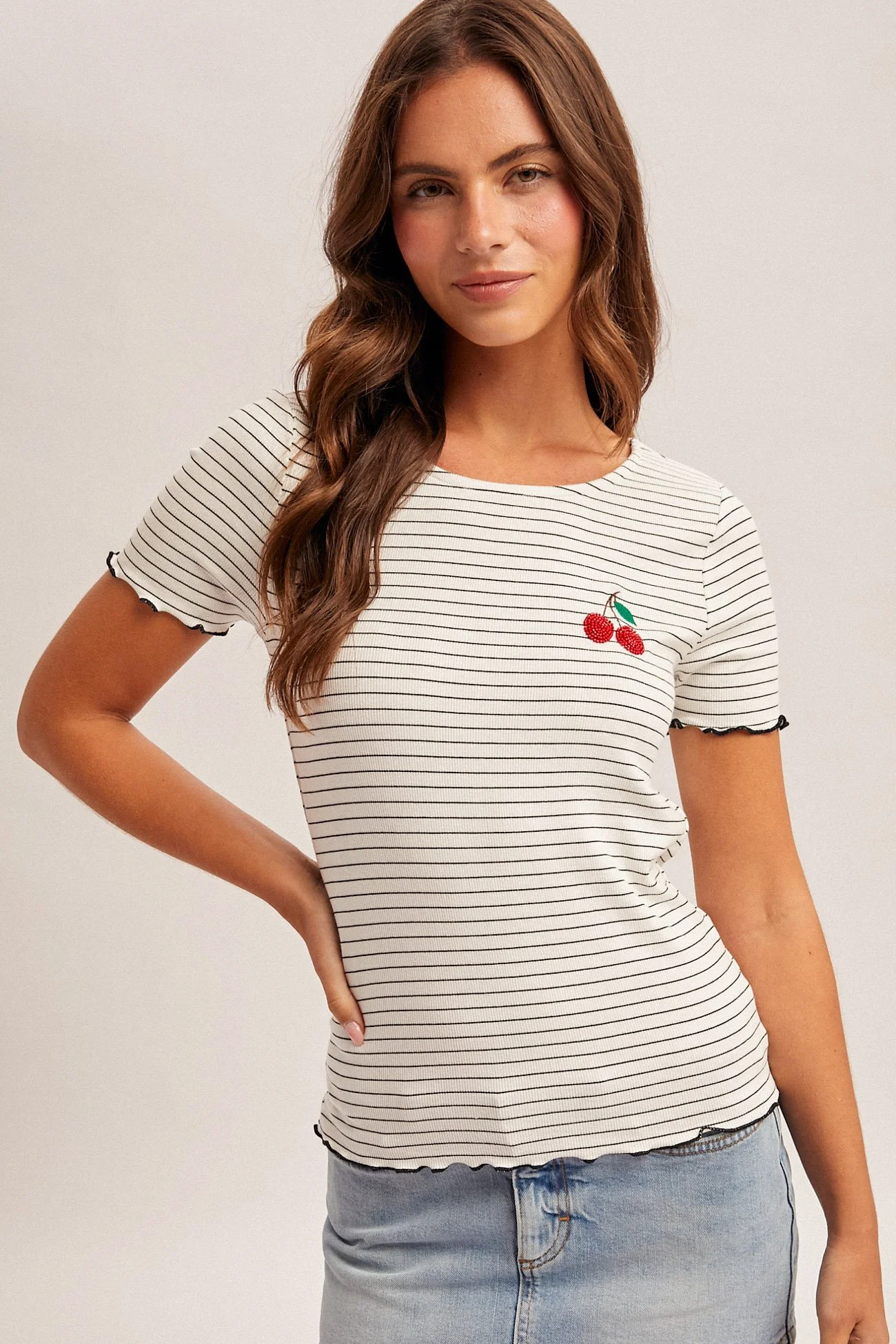 The Terri Cherry tee