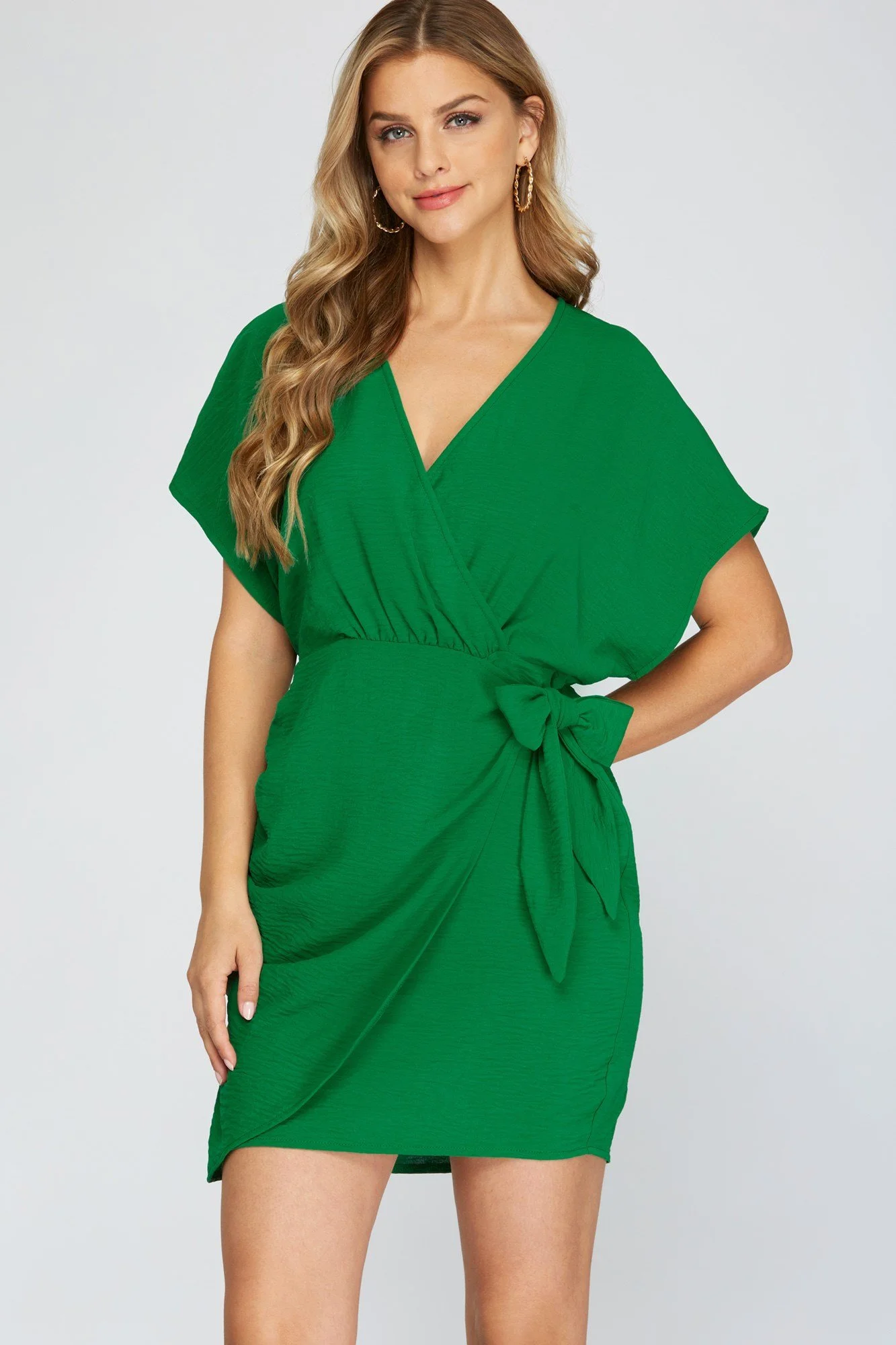 The Cassie dress in green