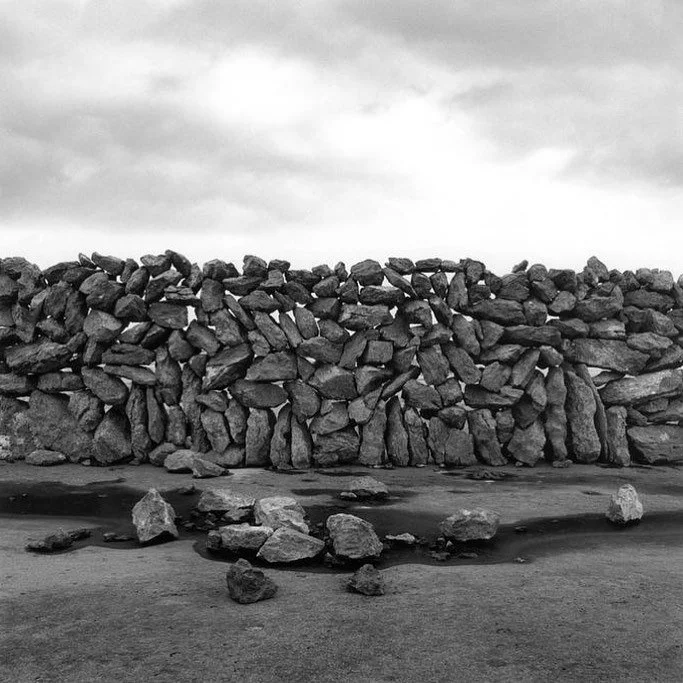 Some Two Thousand Year Old Stone Walls, Shetland and Aran Islands, Inis Me&aacute;in, Ireland.

Personal Boundaries, Mariana Cook

&ldquo;Lace walls are a style of wall-building in which large gaps are left between stones, giving the wall a misleadin