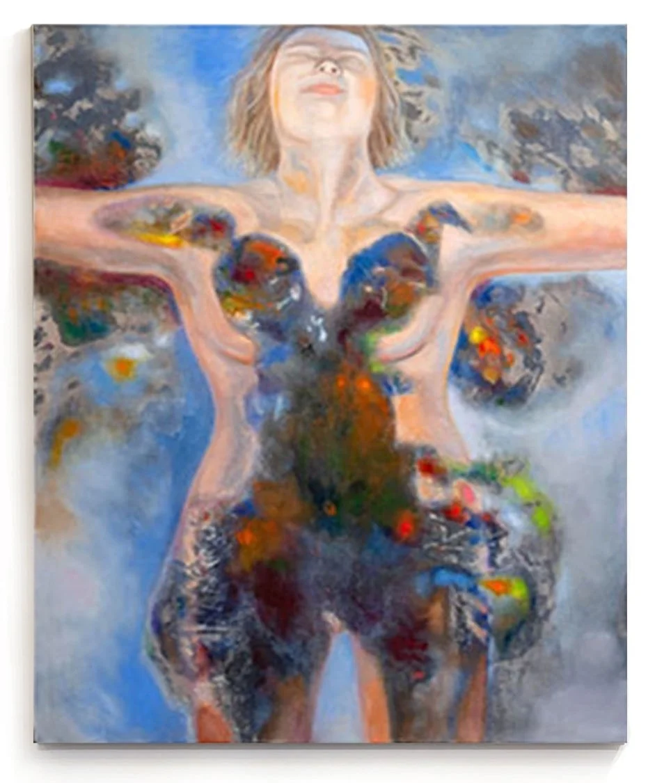 Birthday Suit. 30 x 40 inches. Oil and acrylic on canvas. 1978, 2023.