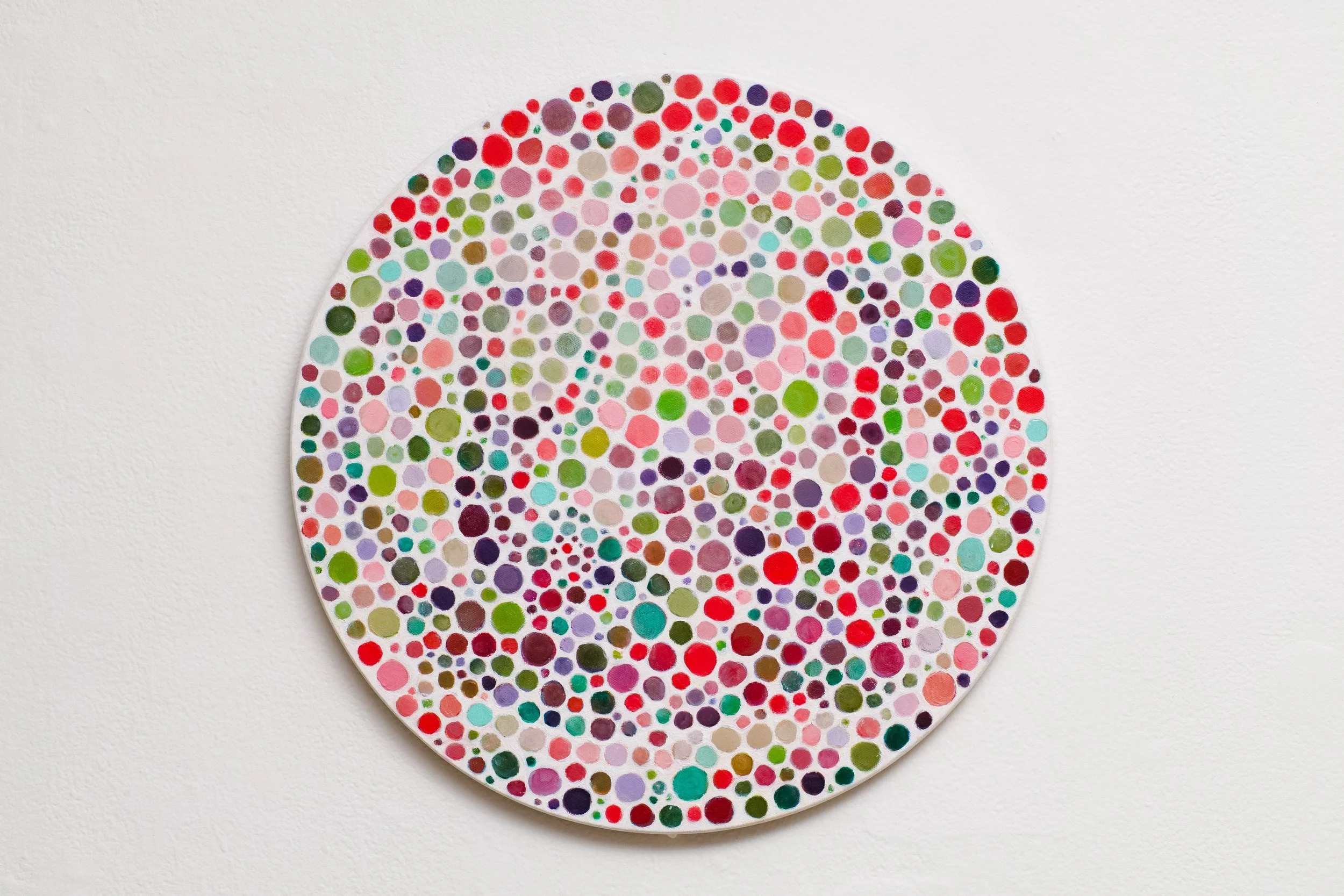 Octopus. 20 inch dia. Oil on canvas. 2024-25.