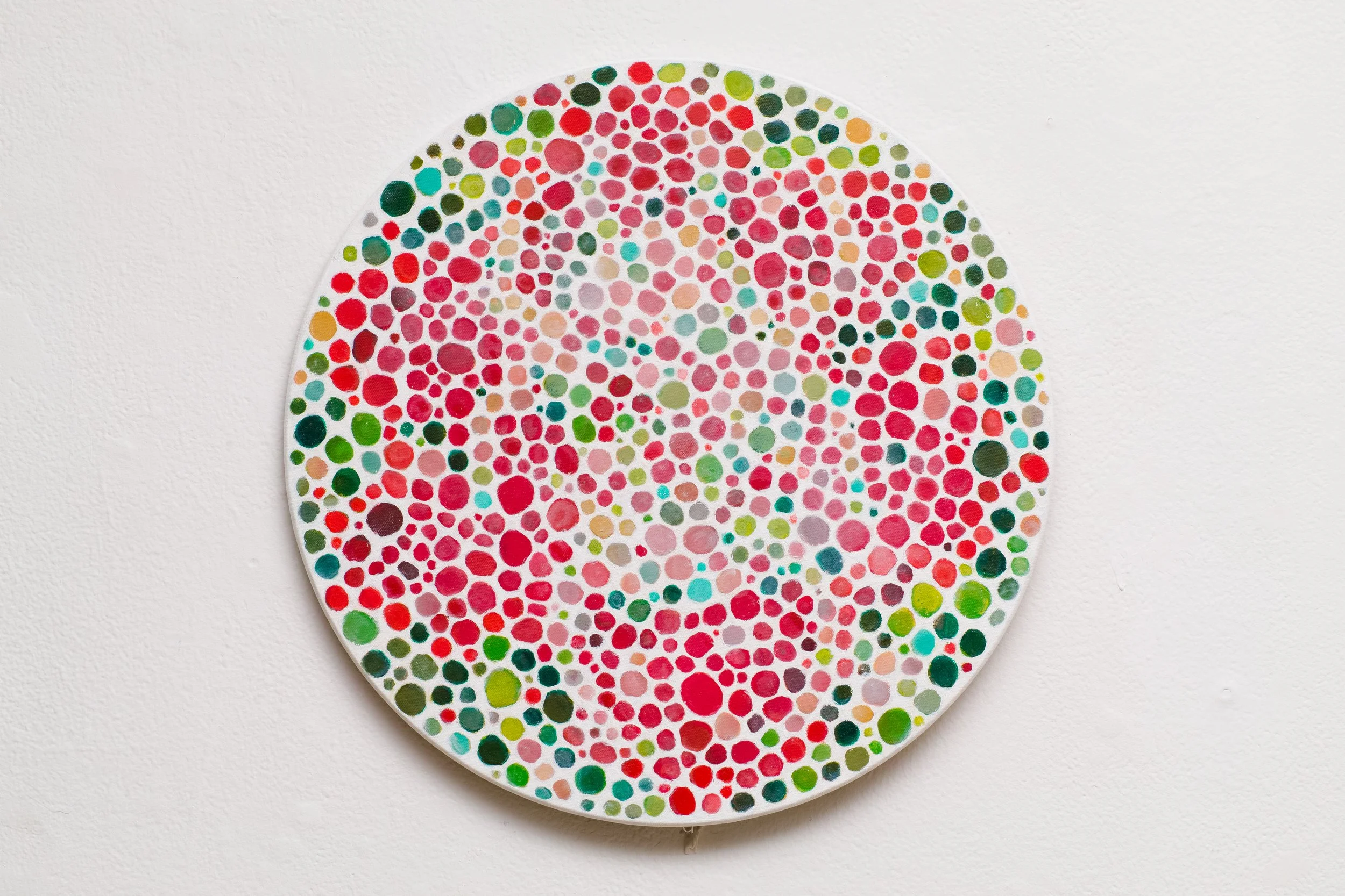 Beetle. 20 inch dia. Oil on canvas. 2024-25.