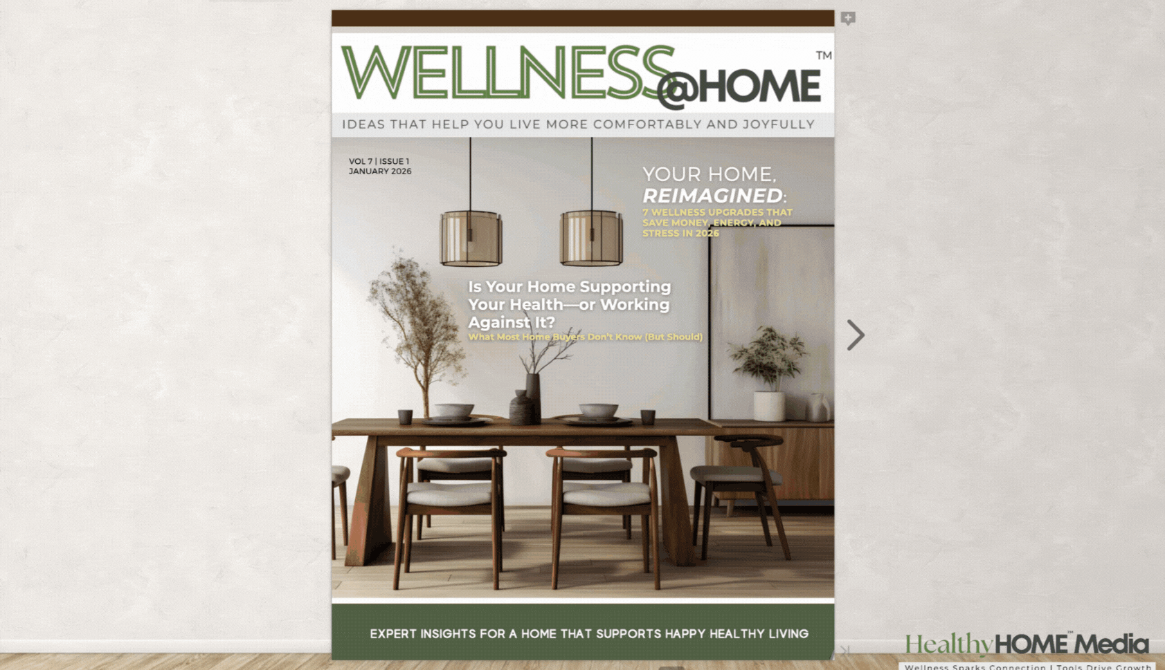 The January issue of Wellness@HOME is officially out.