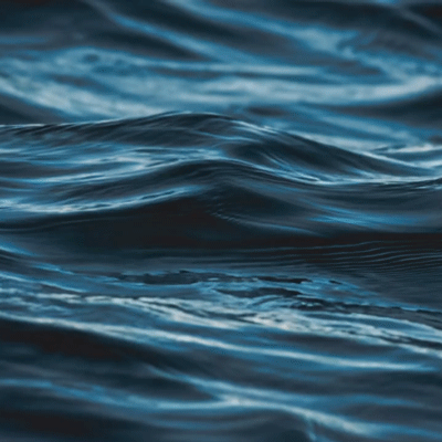 Close-up of ocean water with gentle waves