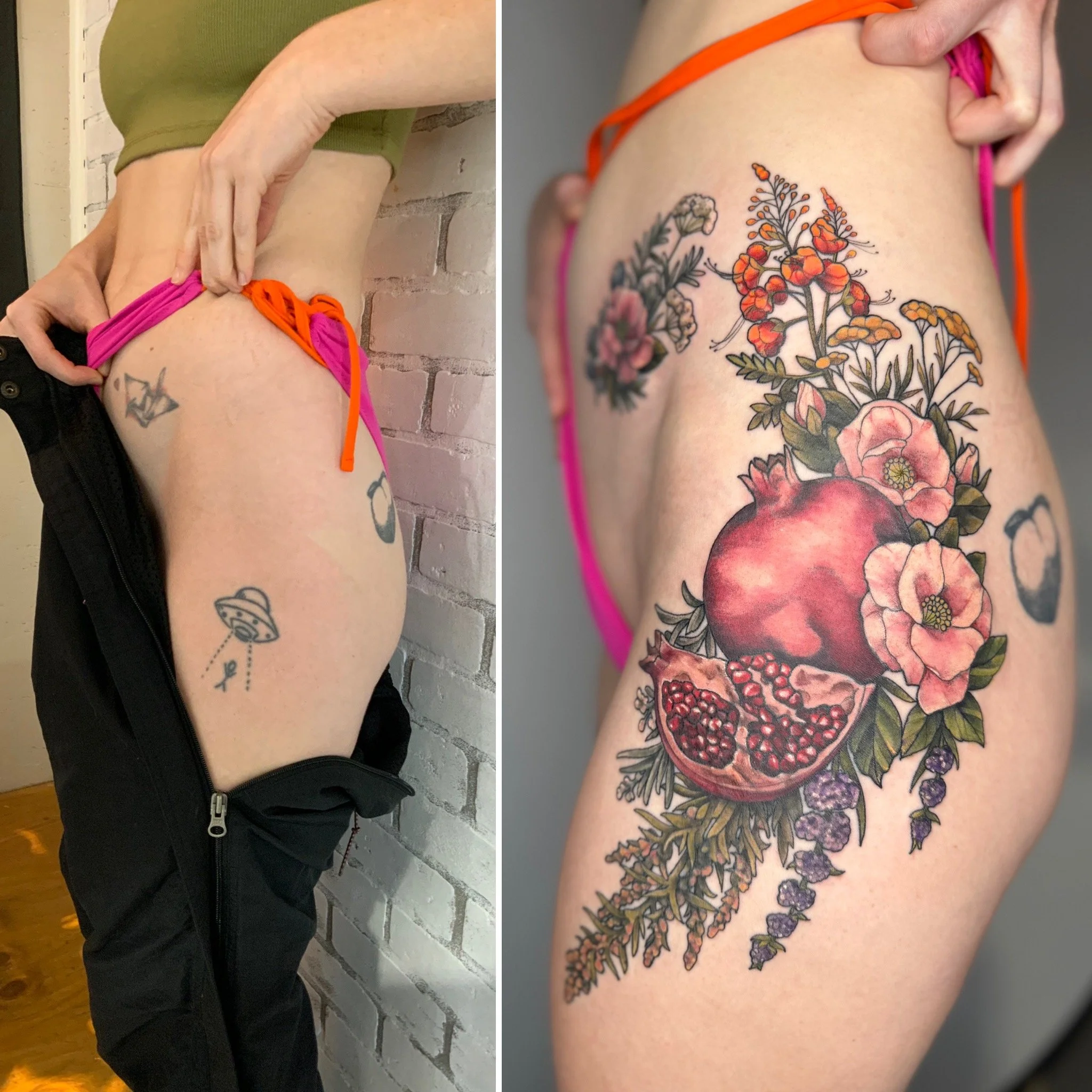 Floral Tattoo By Jordan Joyes Winchester Virginia 