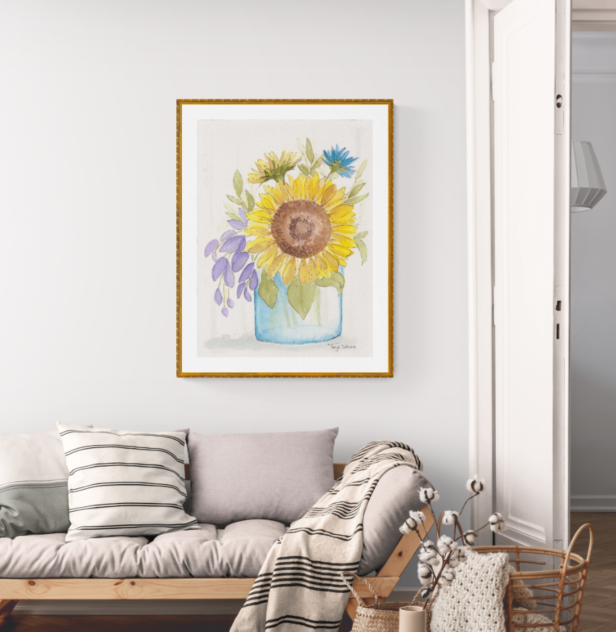 sunflower still life living room.PNG