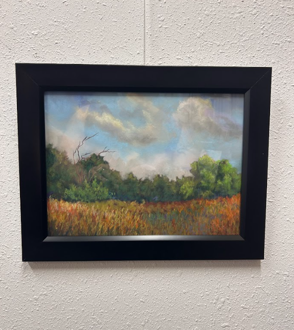 Painting whimsical under water lady