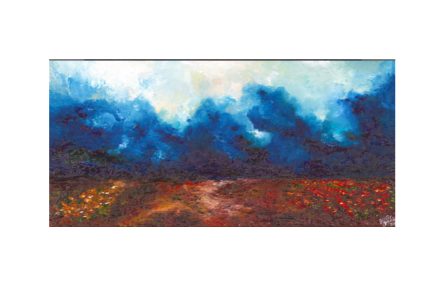 Painting mounted avian insects