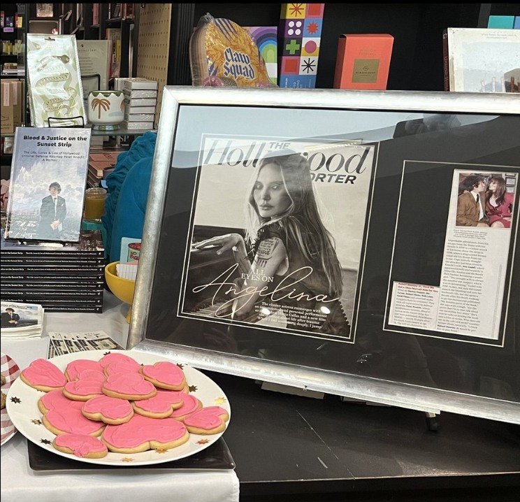Peter Knecht's powerful memoir, Blood &amp; Justice on the Sunset Strip, was featured in The Hollywood Reporter! This framed feature was a thoughtful gift from a dear friend to Dr. Ava Cadell, honoring Peter&rsquo;s incredible legacy. 💖

Celebrate P